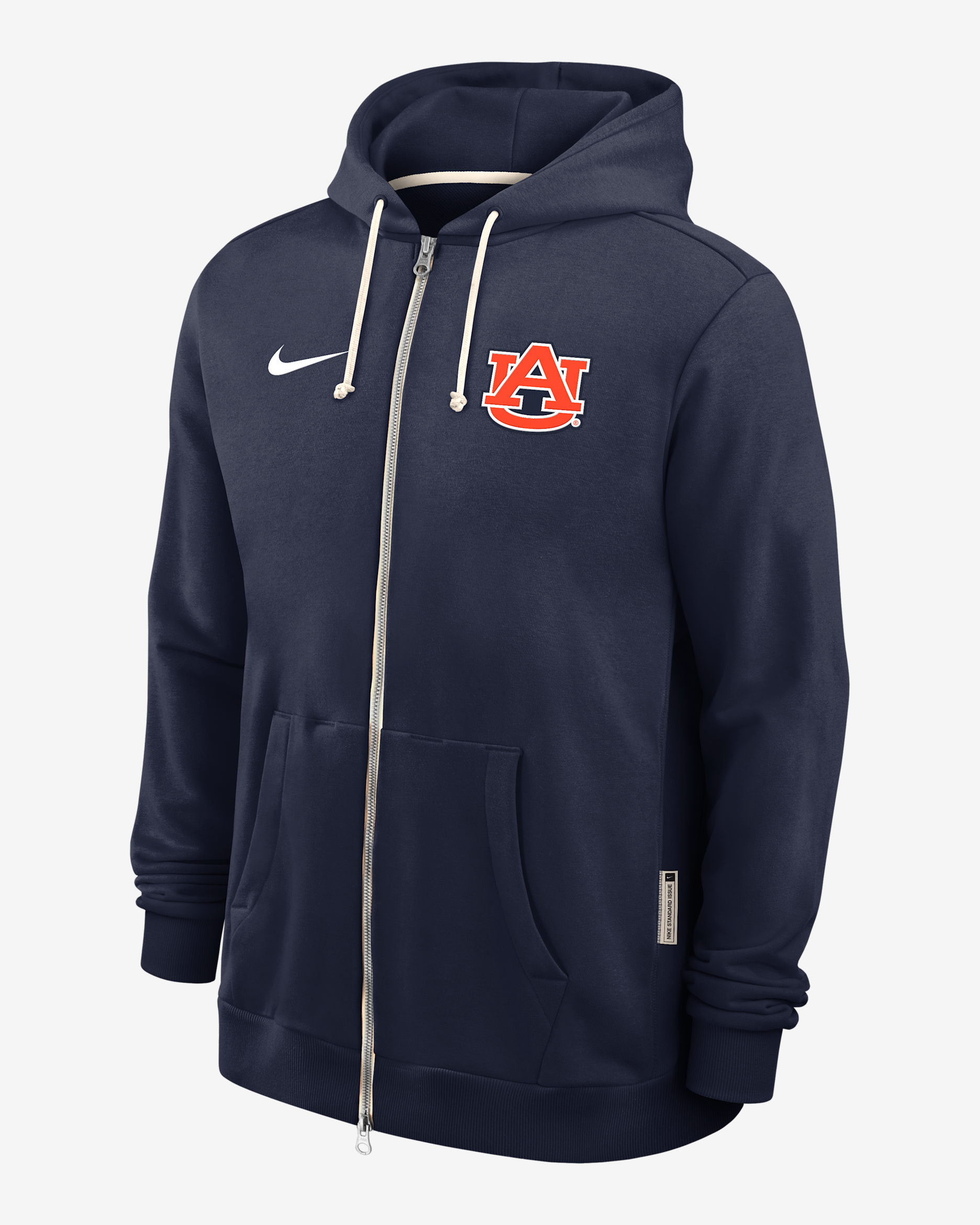 Auburn Sideline Men's Nike Dri-FIT College Full-Zip Hoodie - Navy