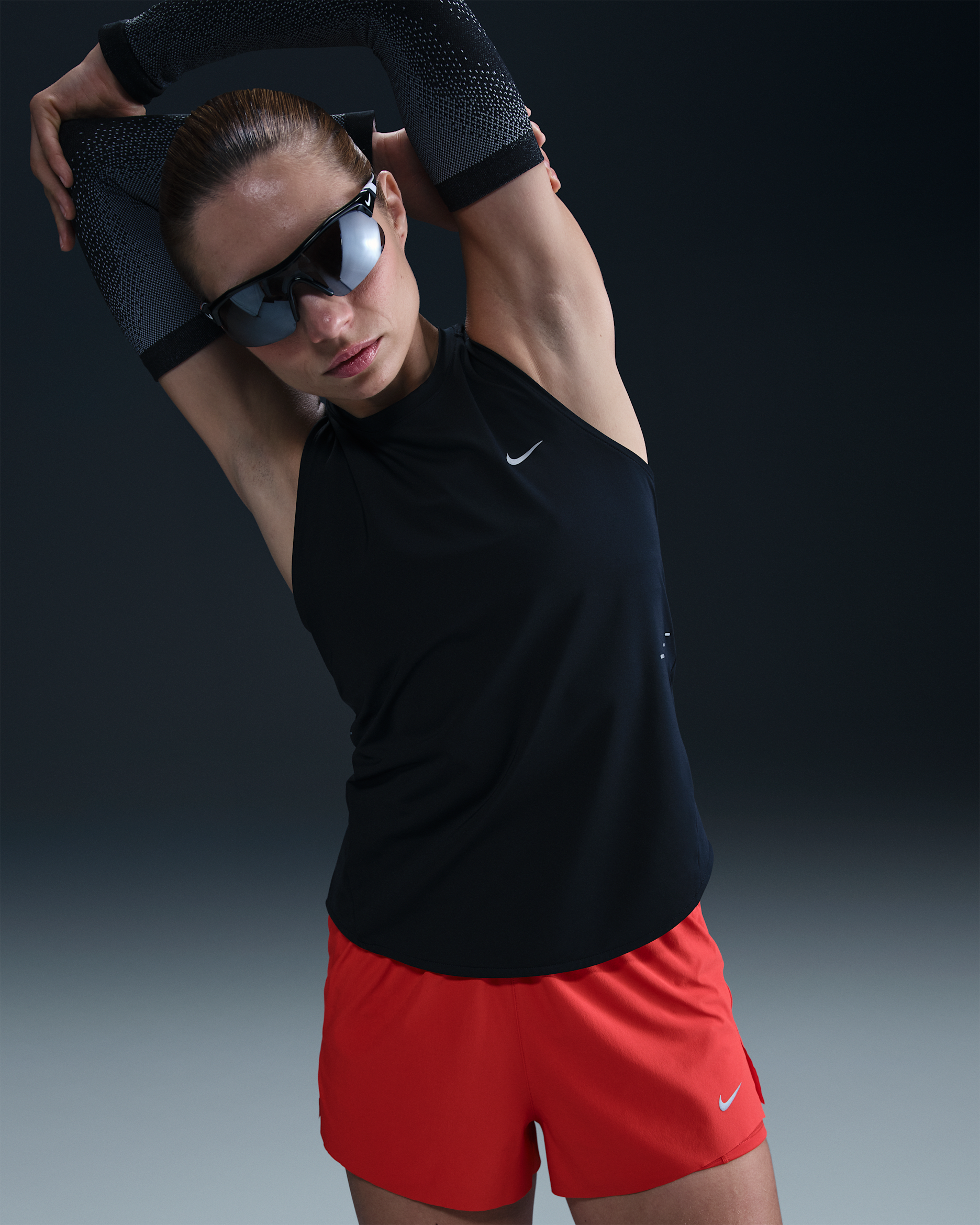 Nike Swift Women's Dri-FIT Running Tank Top - Black