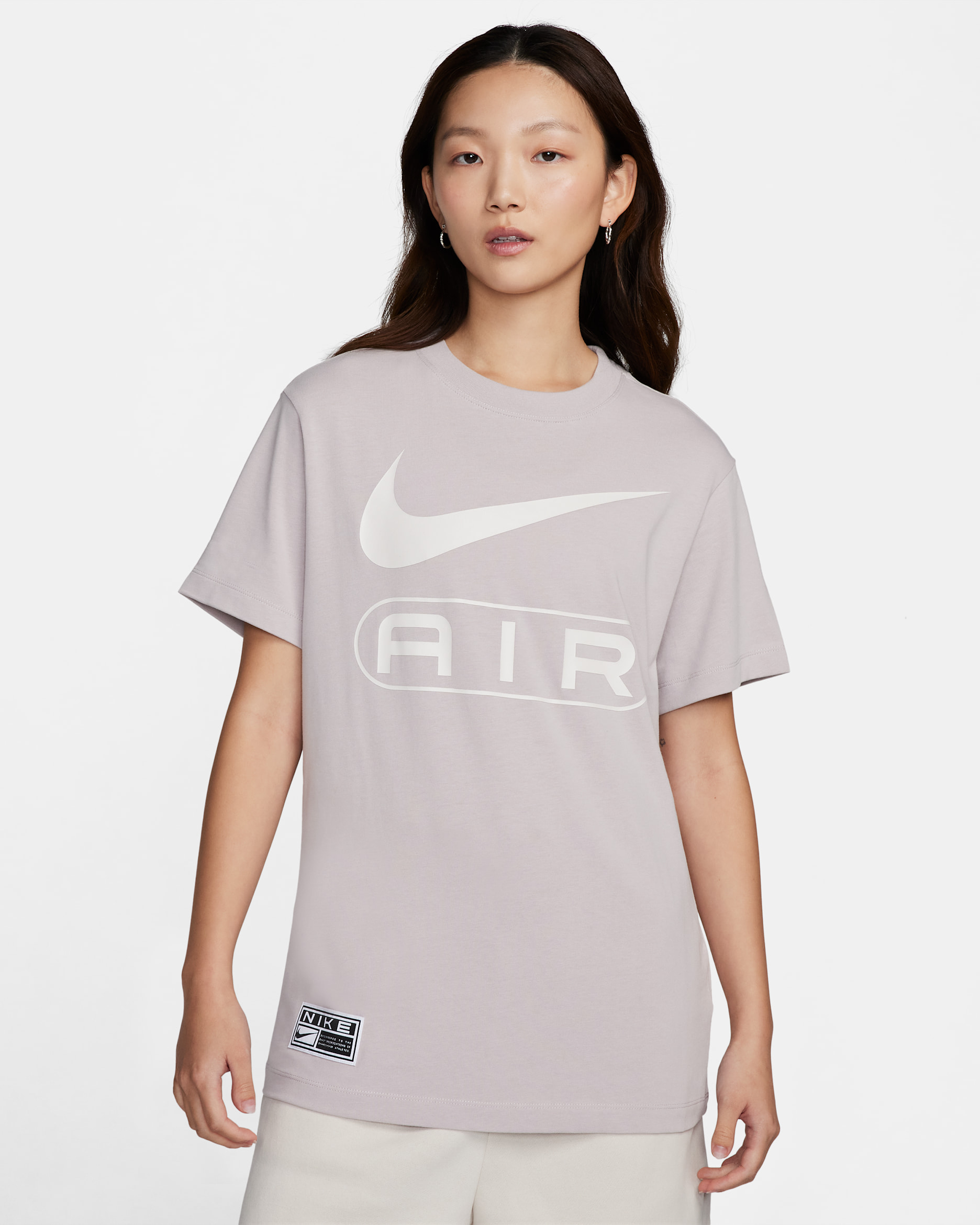 ナイキ エア ウィメンズ Tシャツ - プラチナムバイオレット/ファントム