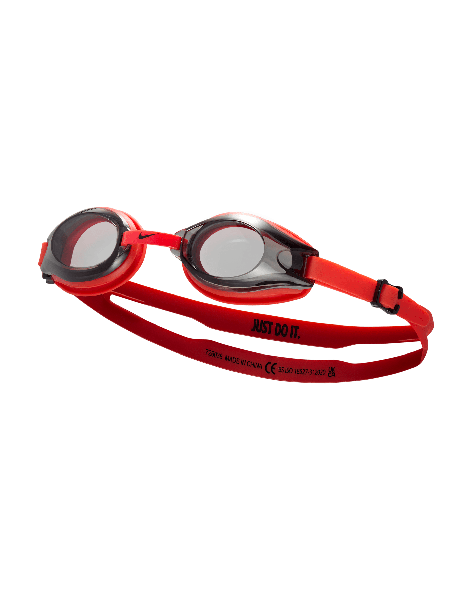 Goggles de natación Nike - Rojo universitario/Gris humo claro/Negro/Rojo universitario