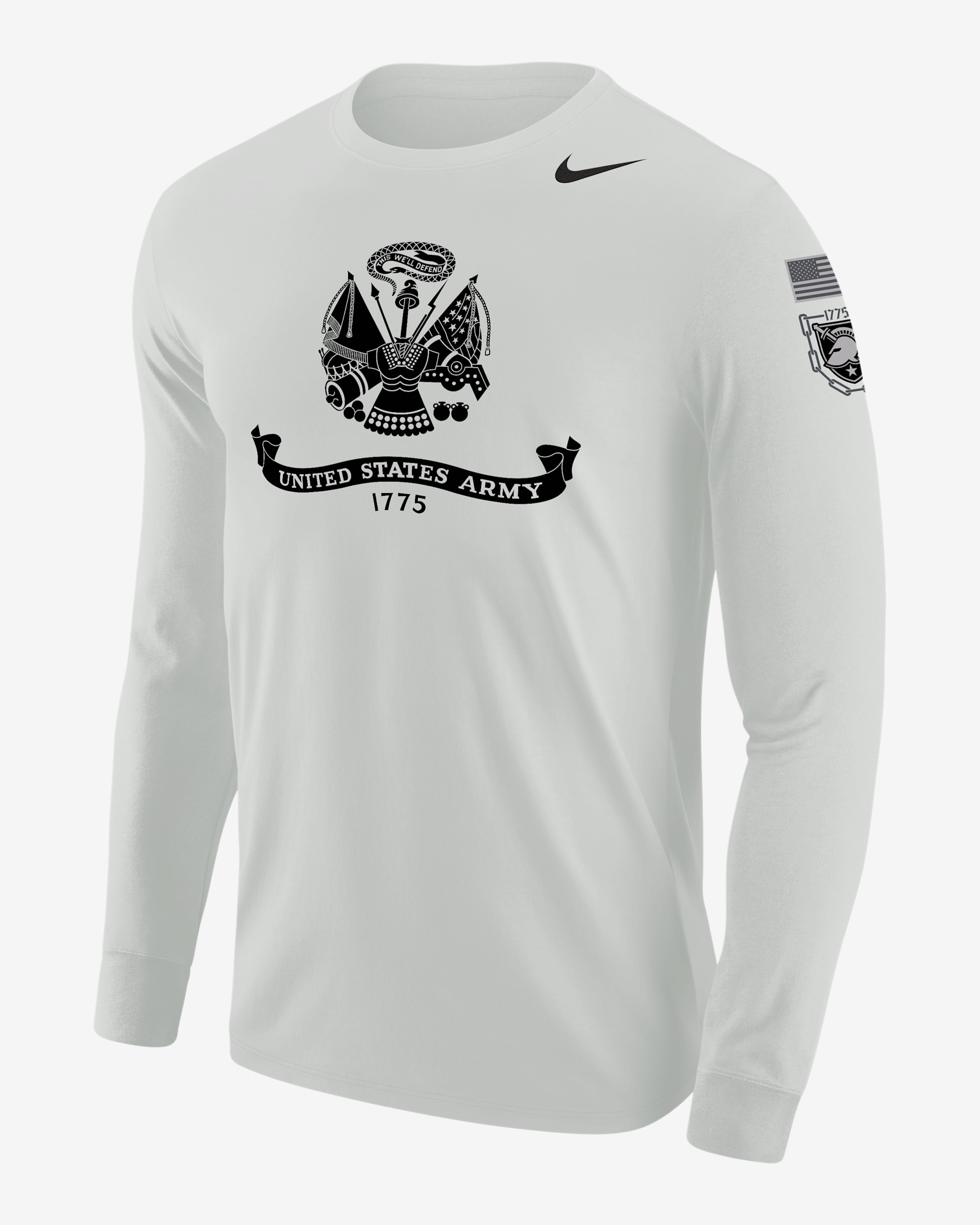 Army Rivalry Men's Nike College Long-Sleeve T-Shirt - Grey