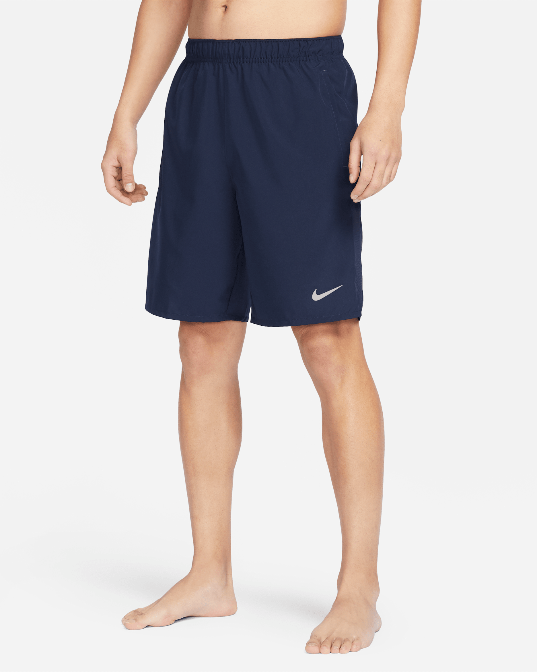 Nike Dri-FIT Challenger 男款 9" 無襯裡多功能短褲 - Obsidian/Obsidian/黑色