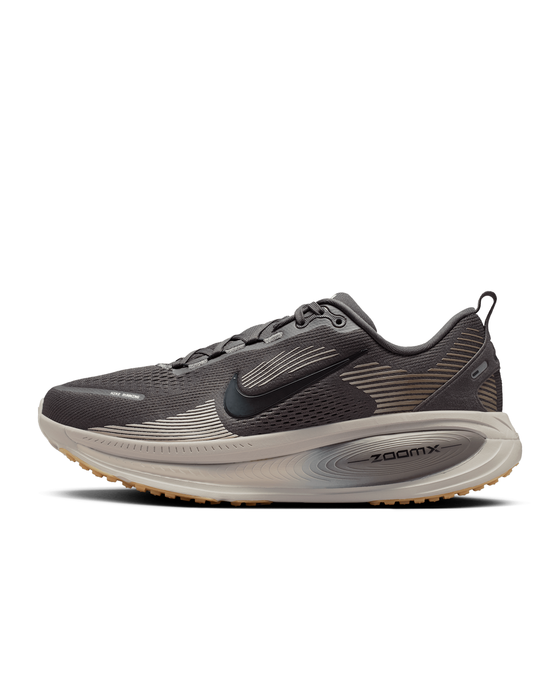 Nike Vomero 18 Men's Road Running Shoes - Medium Ash/College Grey/Pale Ivory/Black
