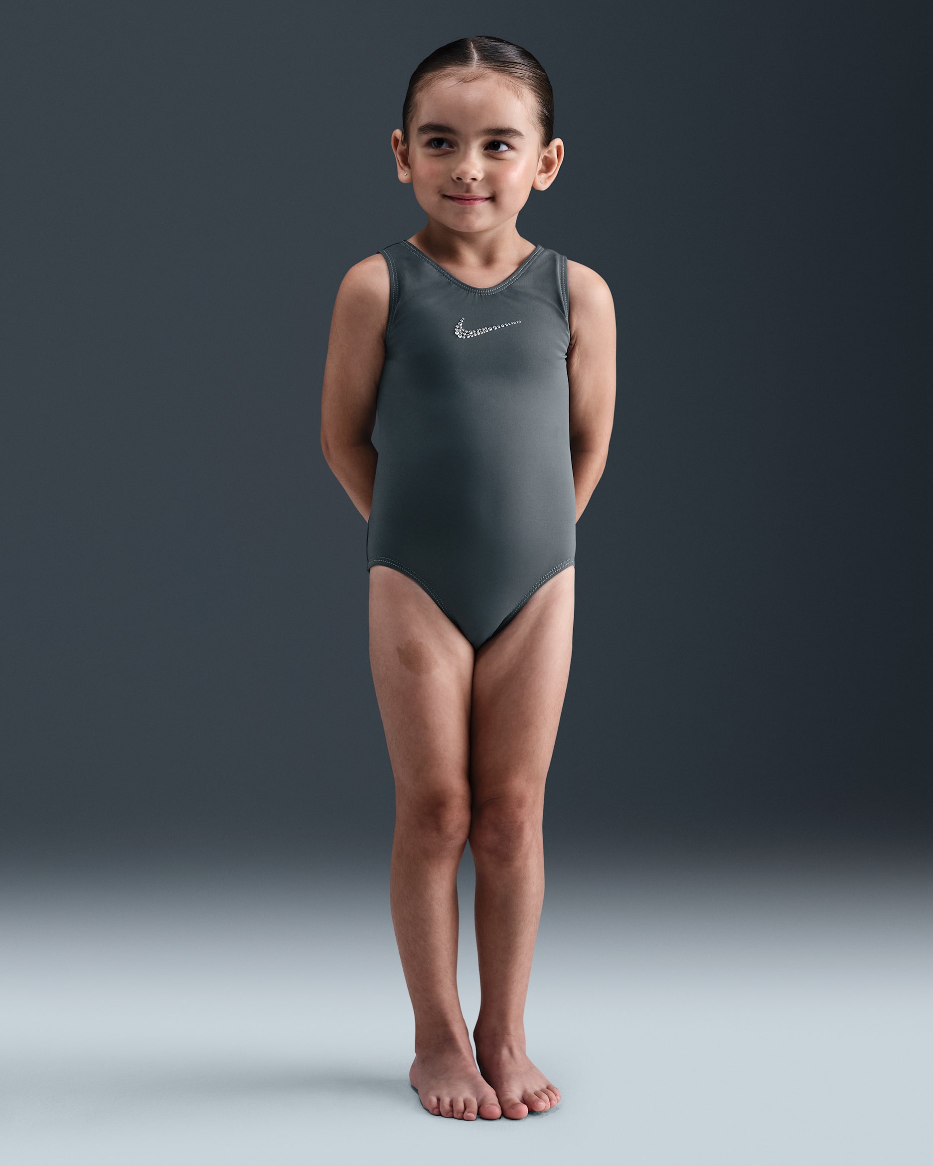 Nike Gymnastics Nike Basic Performance Leotard - Grey