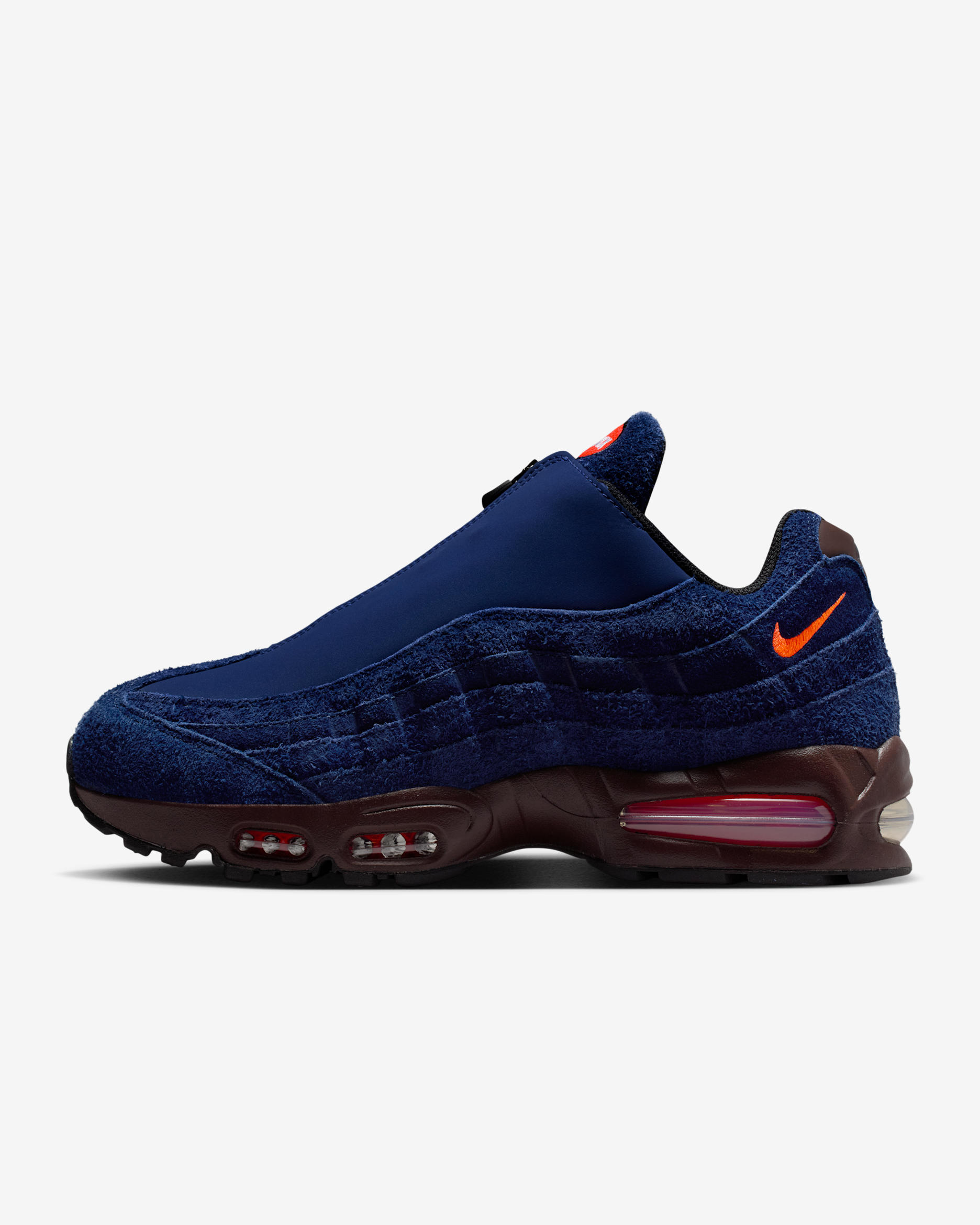 Nike Air Max 95 Big Bubble Men's Shoes - Loyal Blue/El Dorado/Bright Crimson/Hyper Crimson