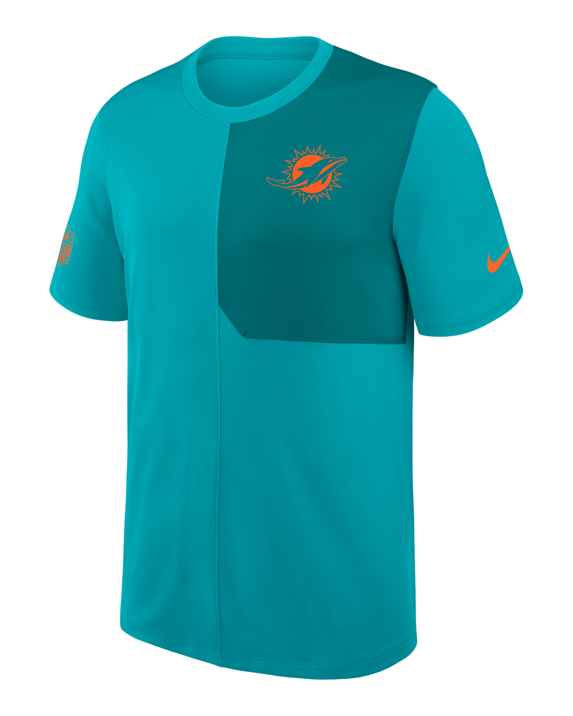 Miami Dolphins Sideline Coach Men's Nike Dri-FIT NFL Top - Green