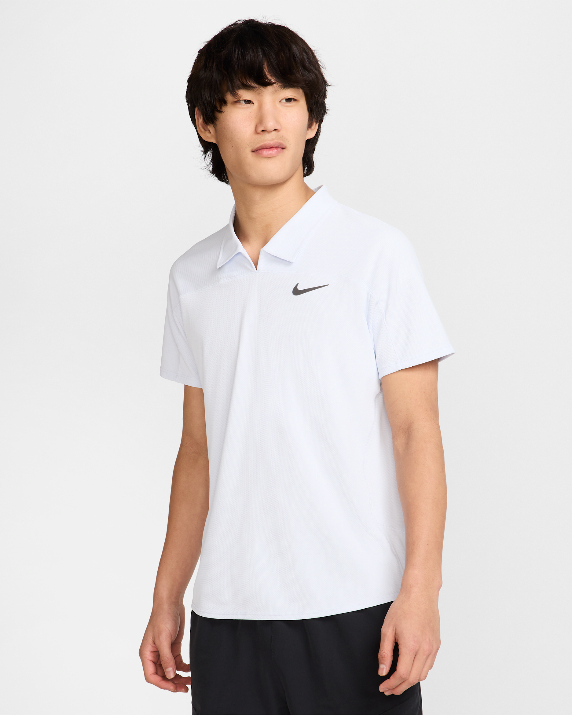 NikeCourt Slam Men's Dri-FIT ADV Tennis Polo - Football Grey/Medium Ash