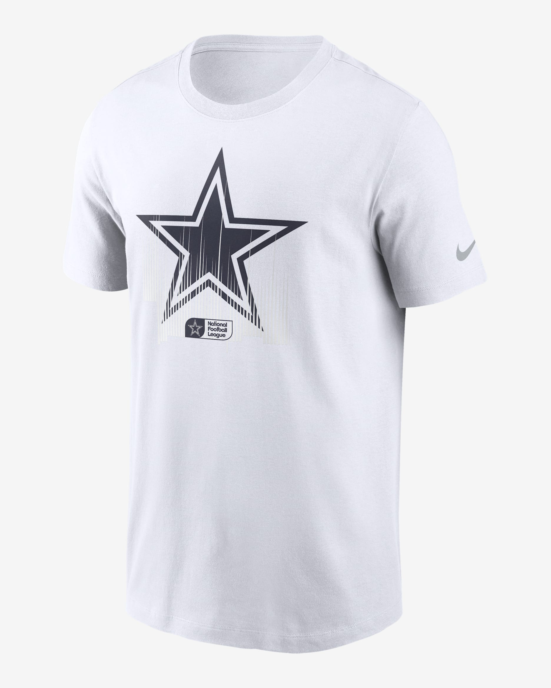 Dallas Cowboys Faded Essential Men's Nike NFL T-Shirt - White