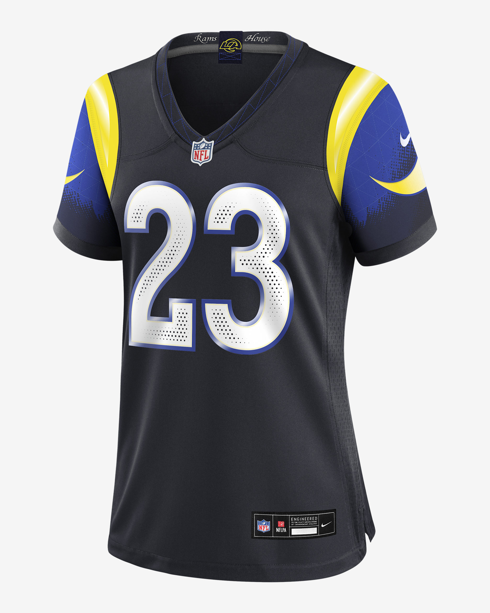 Kyren Williams Los Angeles Rams Rivalries Collection Women’s Nike NFL Game Jersey - Navy