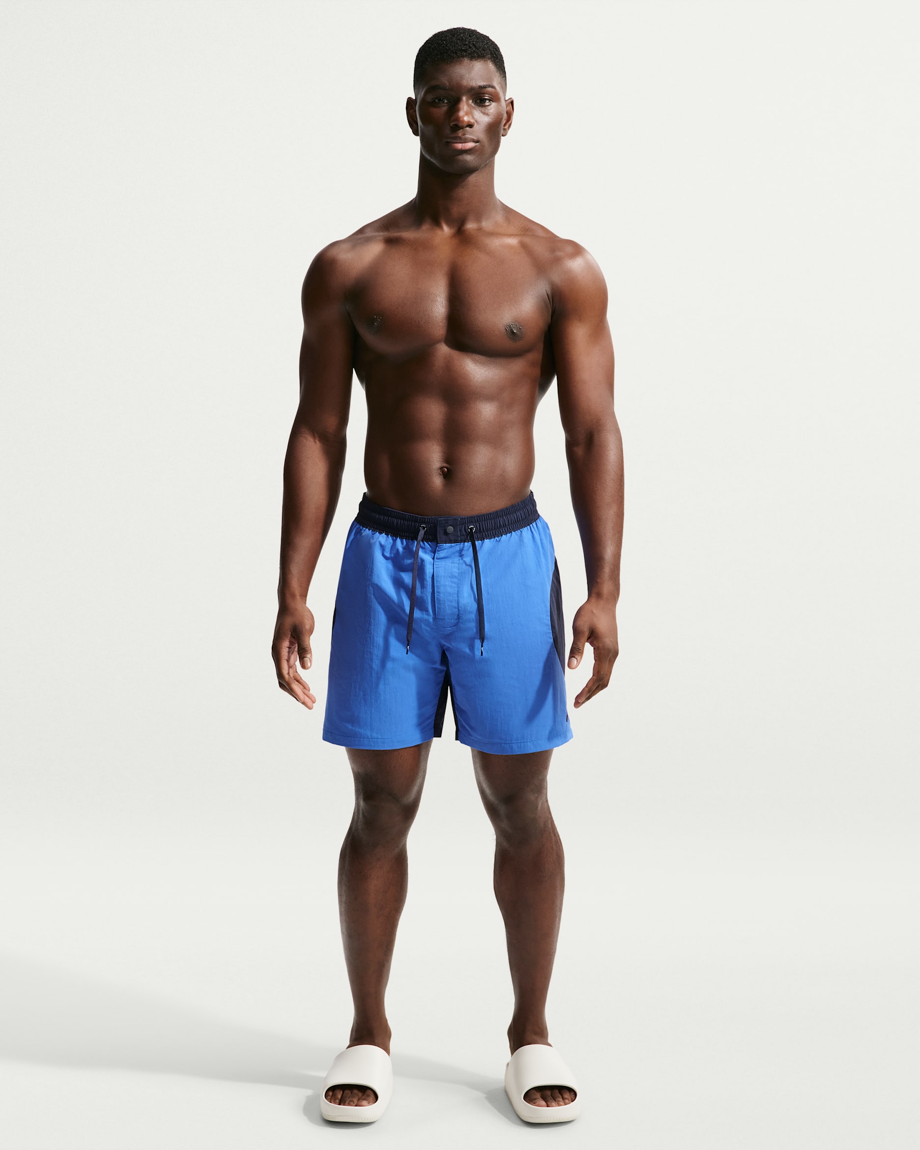 Nike Swim Men's 18cm (approx.) Fully Lined Volley Shorts - Blue Crystal/Midnight Navy/Blue Crystal/Midnight Navy