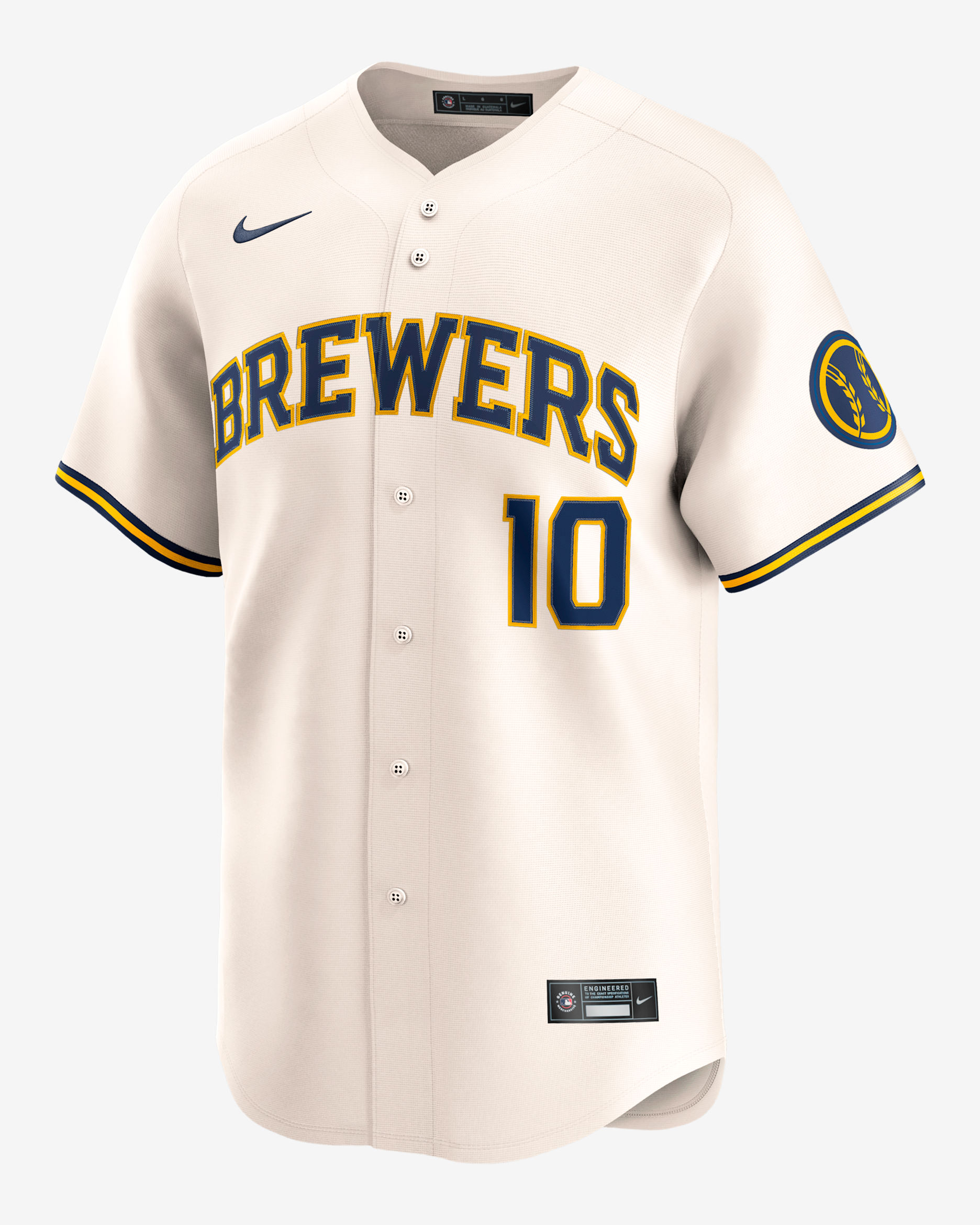 Sal Frelick Milwaukee Brewers Men's Nike Dri-FIT ADV MLB Limited Jersey - Cream