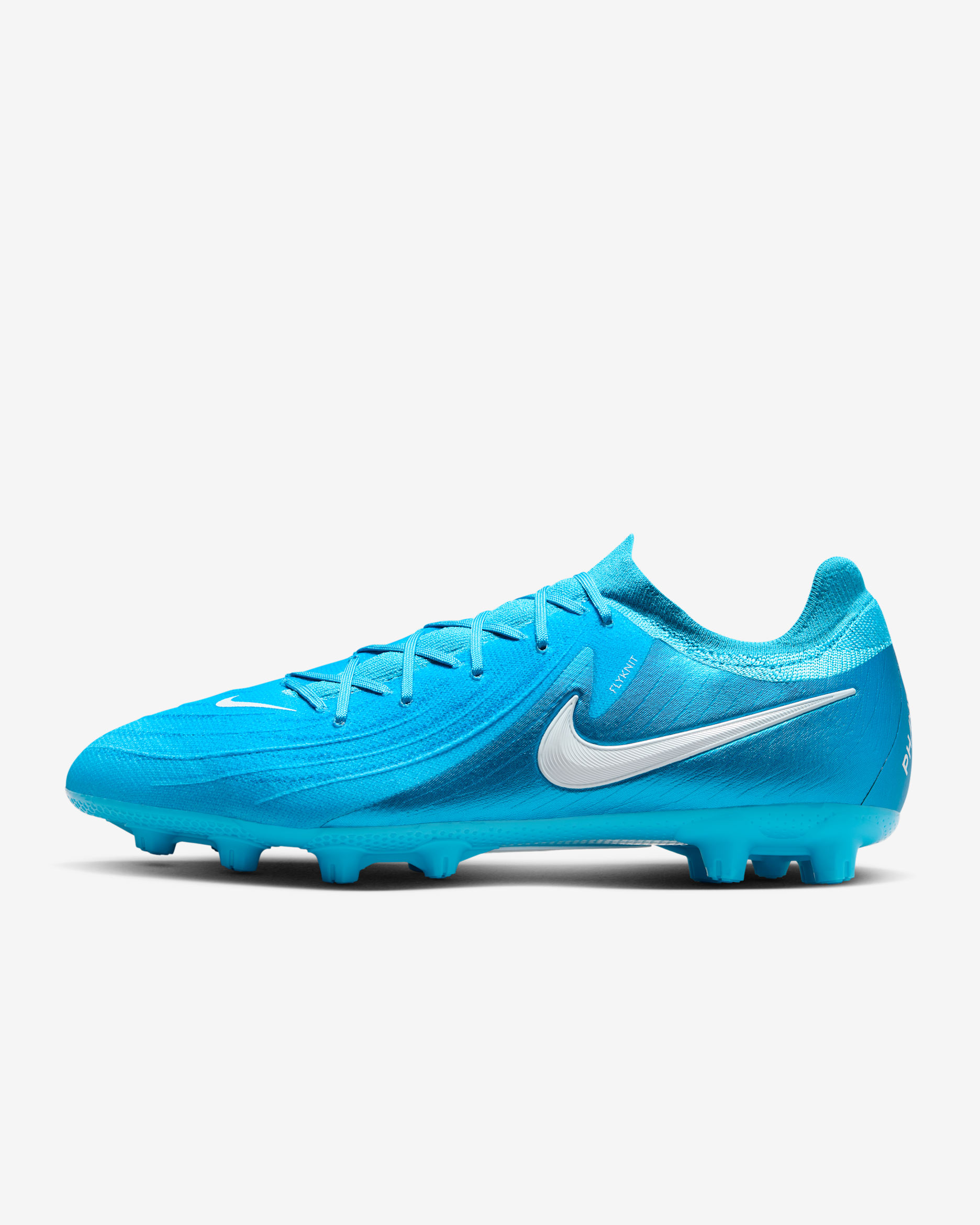 Nike Phantom GX 2 Pro HG Low-Top Soccer Cleats - Blue Fury/White