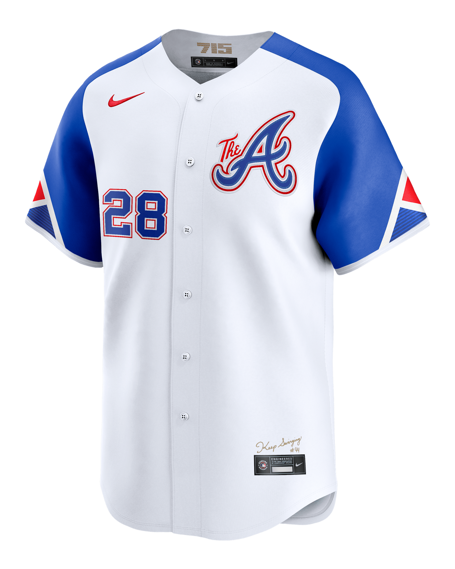 Matt Olson Atlanta Braves City Connect Men's Nike Dri-FIT ADV MLB Limited Jersey - White