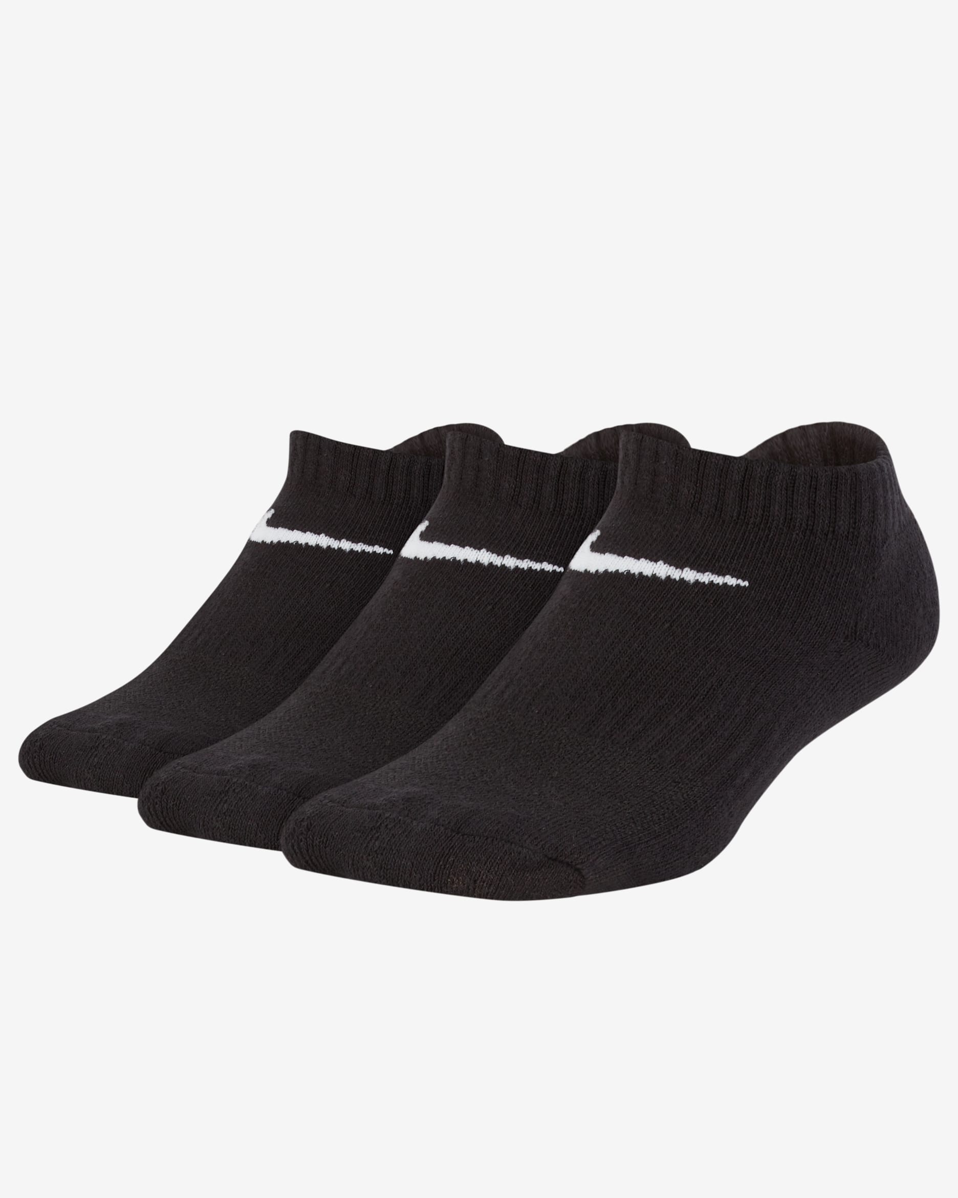 Chaussettes invisibles Nike Dri-FIT Performance pour Jeune enfant (3 paires) - Noir