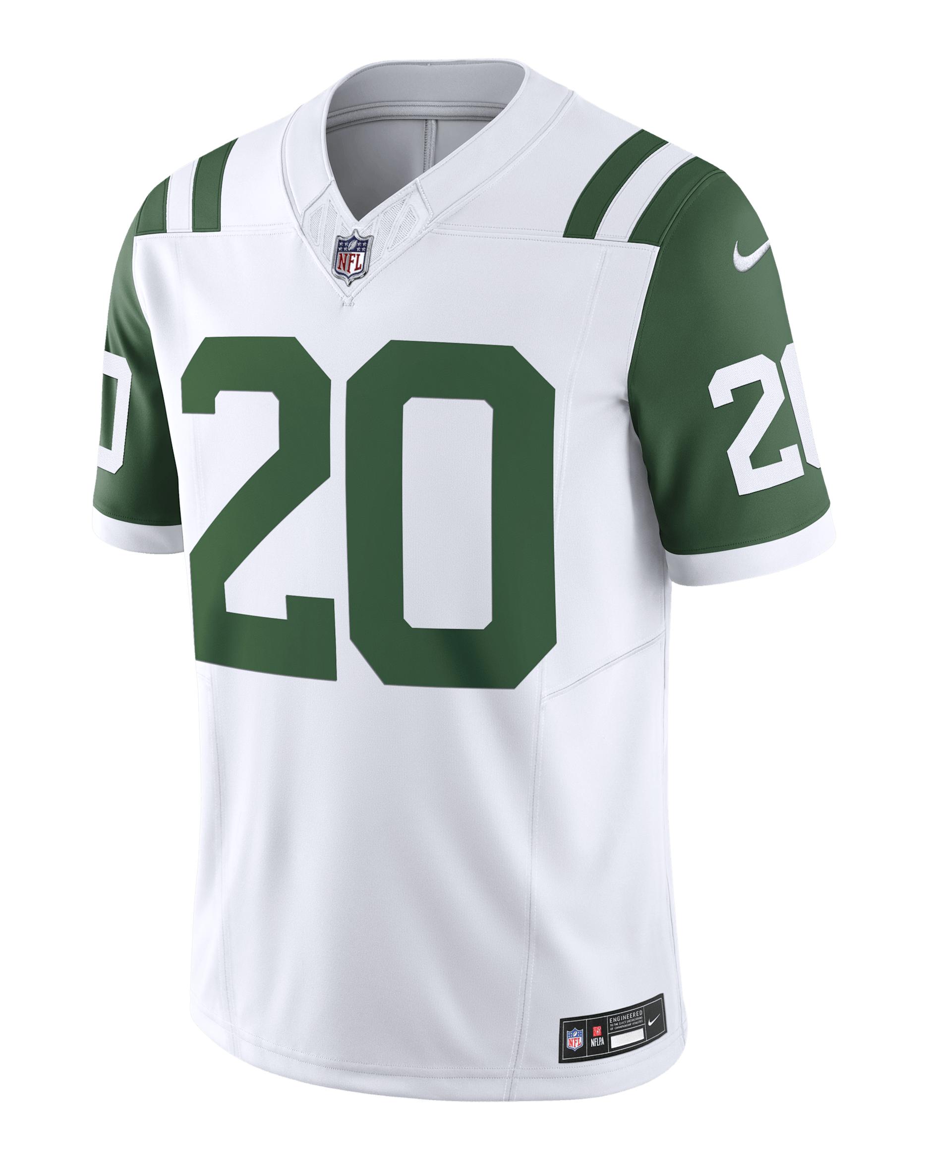 Jersey de fútbol americano Nike Dri-FIT de la NFL Limited para hombre Breece Hall New York Jets - Blanco