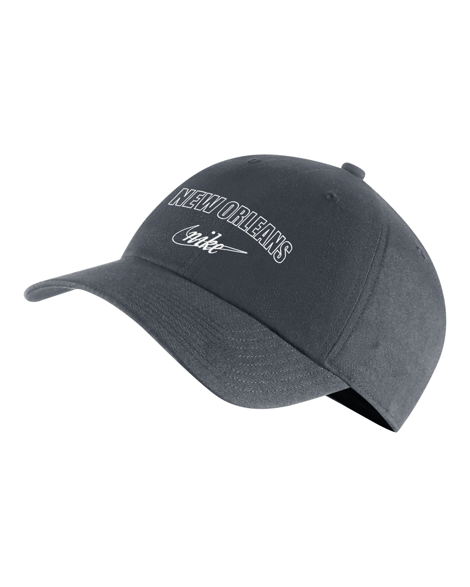 New Orleans Pelicans Heritage86 Nike NBA Adjustable Cap - Flint Grey