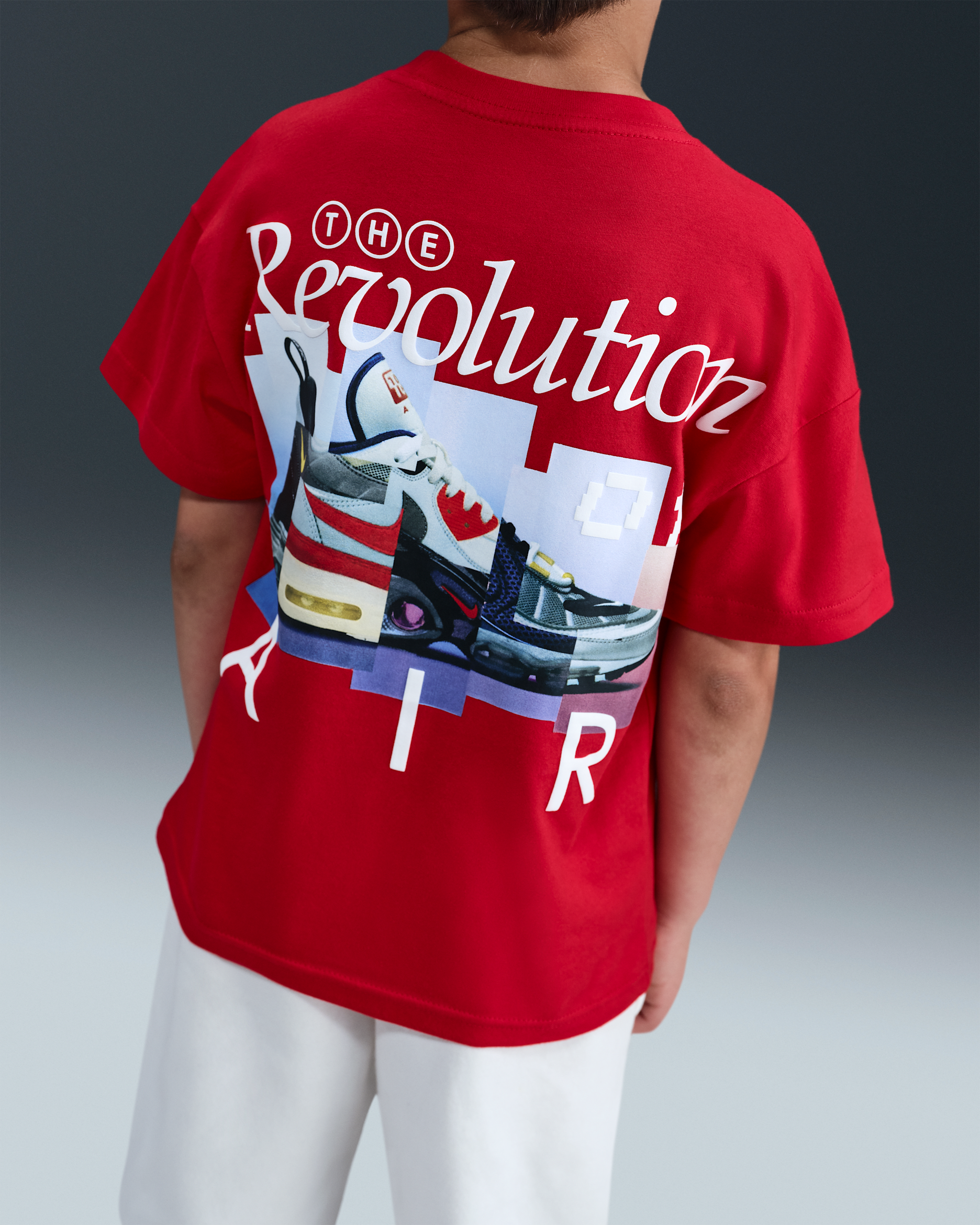 Nike Sportswear Big Kids' T-Shirt - University Red