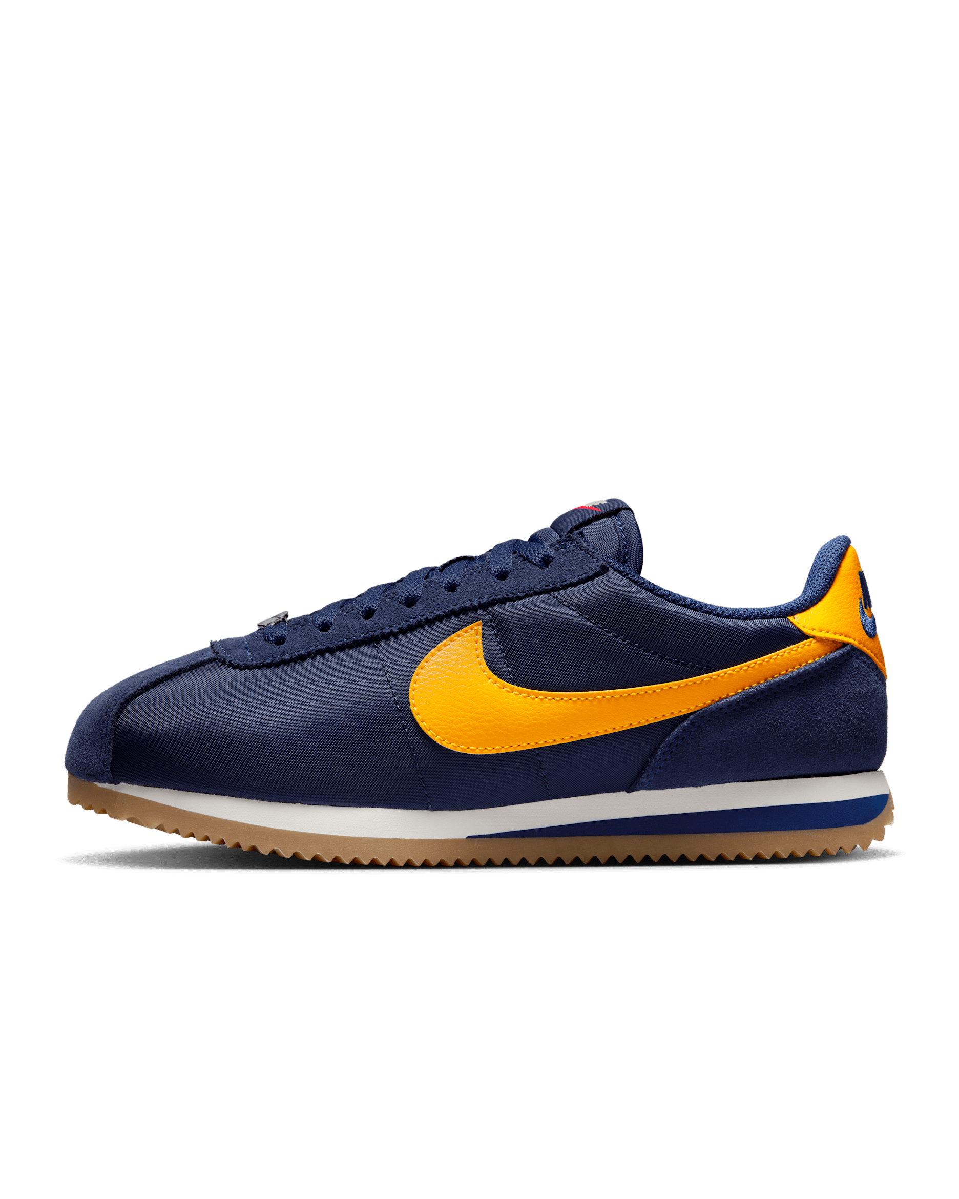 Nike Cortez Textile Shoes - Midnight Navy/Blue Void/Sail/University Gold