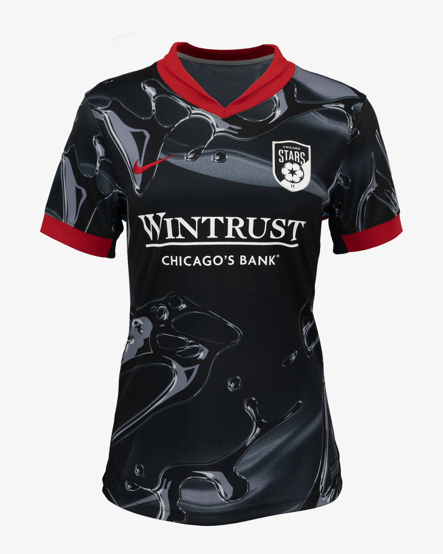 Chicago Stars FC 2025 Stadium Away Women's Nike Dri-FIT NWSL Replica Jersey - Black/Ashen Slate