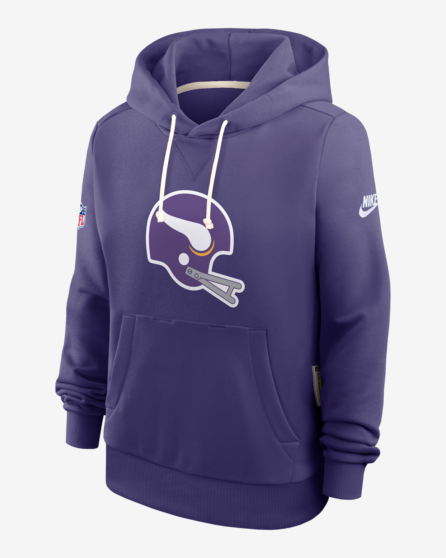 Sudadera con gorro sin cierre Nike Dri-FIT de la NFL para mujer Minnesota Vikings Alt Pack - Morado