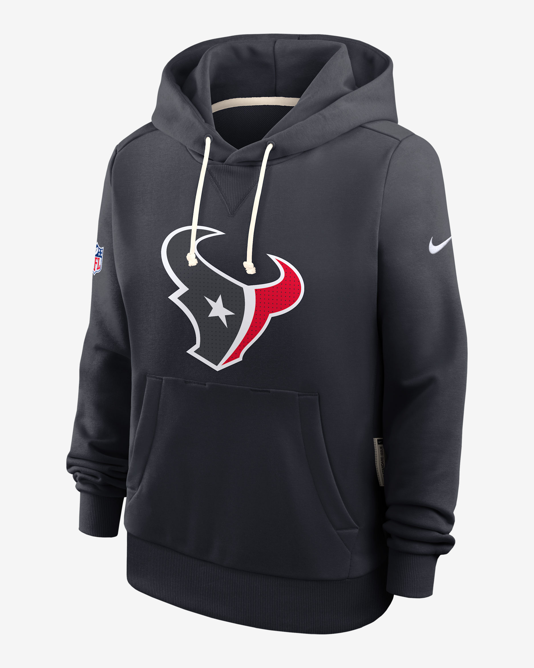 Houston Texans Sideline Women's Nike Dri-FIT NFL Pullover Hoodie - Navy