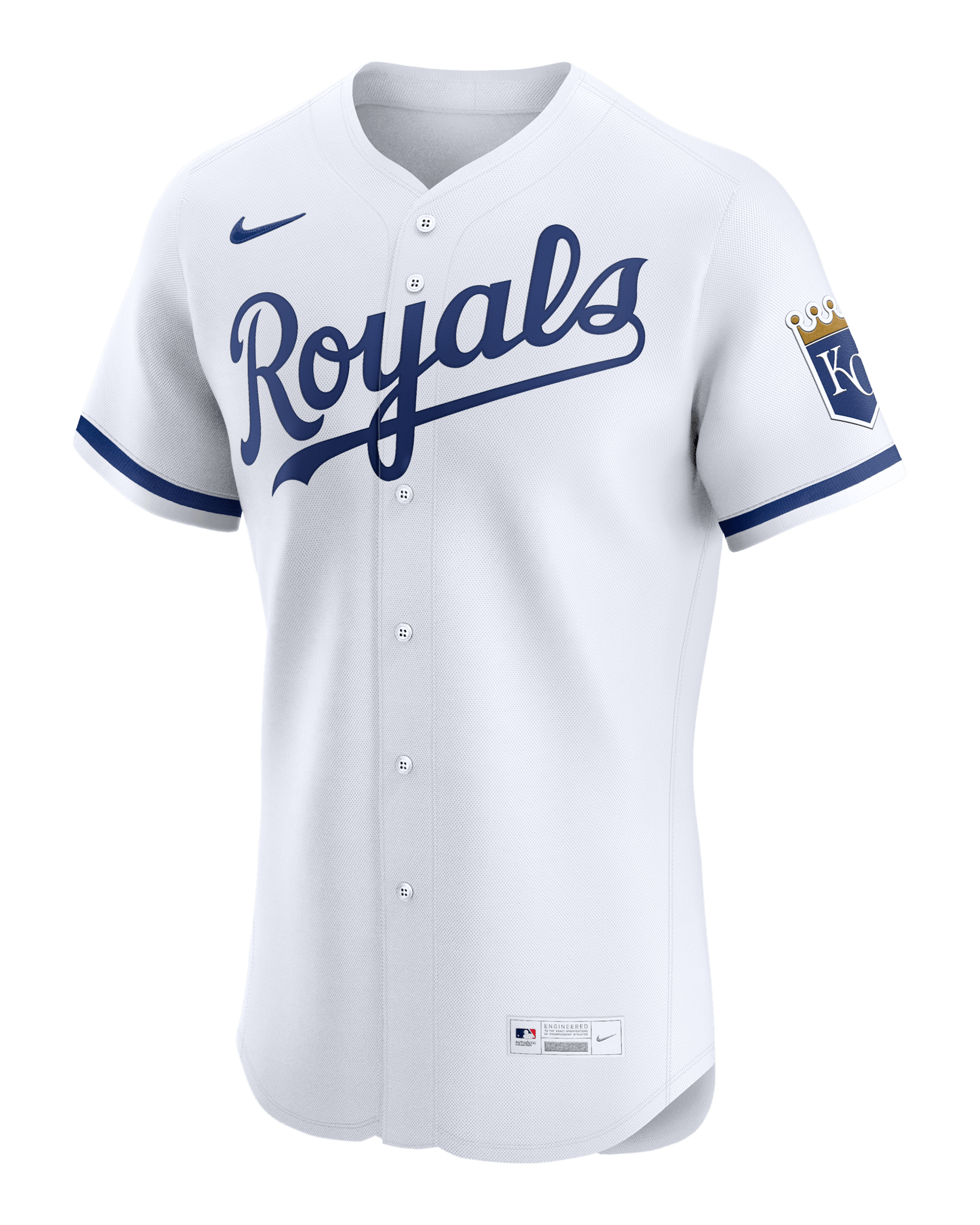 Jersey Nike Dri-FIT ADV de la MLB Elite para hombre Kansas City Royals - Blanco