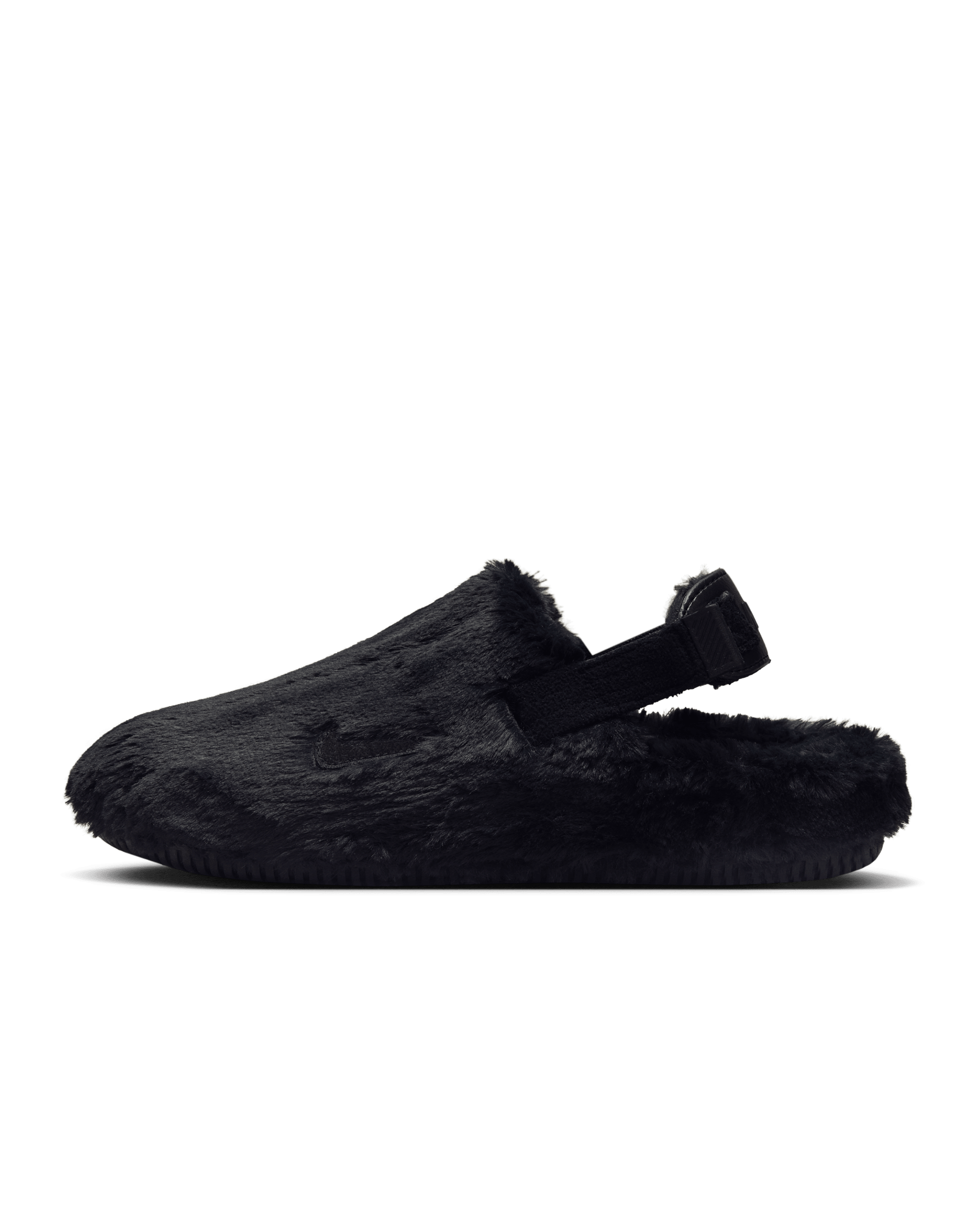 Mule Nike Calm SE för kvinnor - Svart/Svart