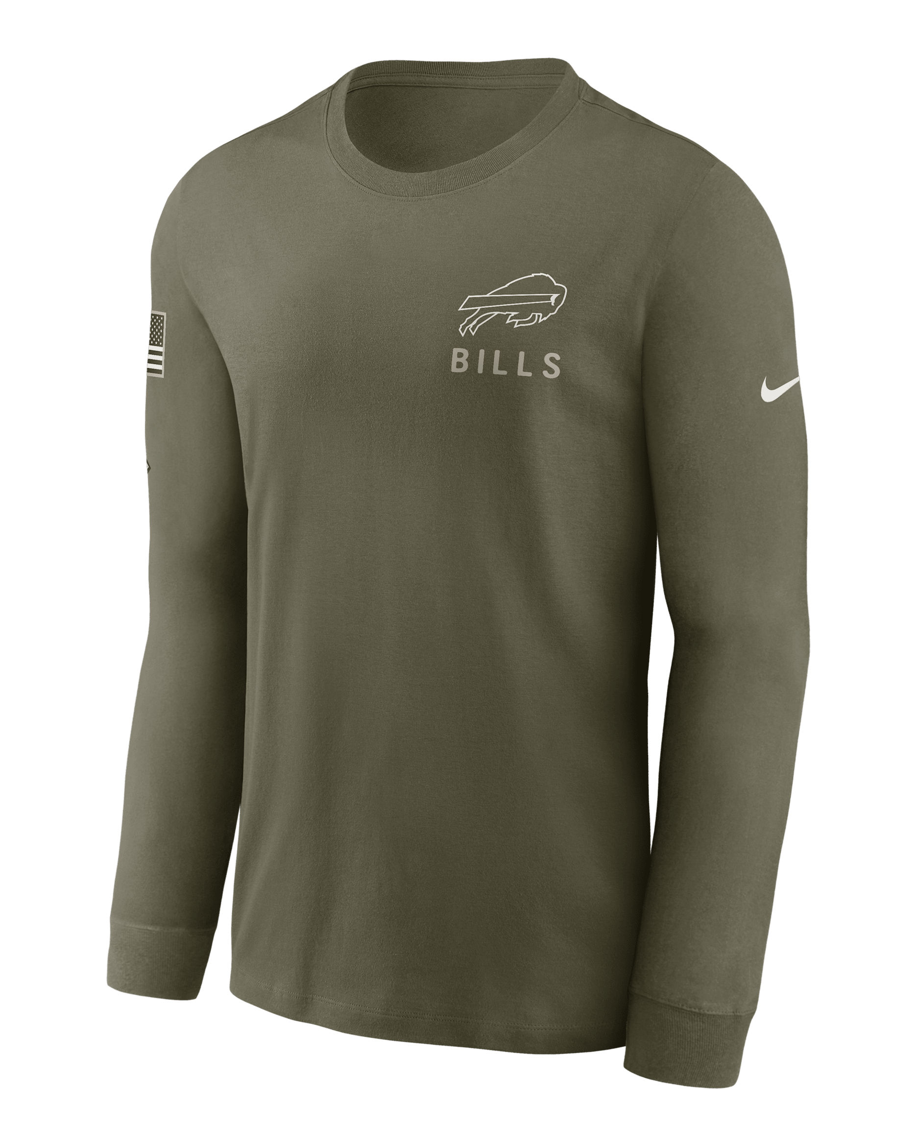 Buffalo Bills Salute to Service Men's Nike NFL Long-Sleeve T-Shirt - Olive