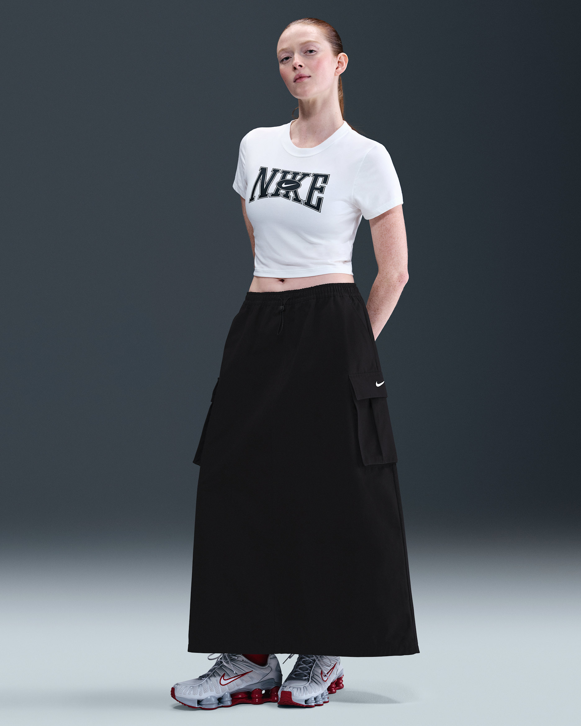 Nike Sportswear Women's Loose Cargo Skirt - Black/Sail