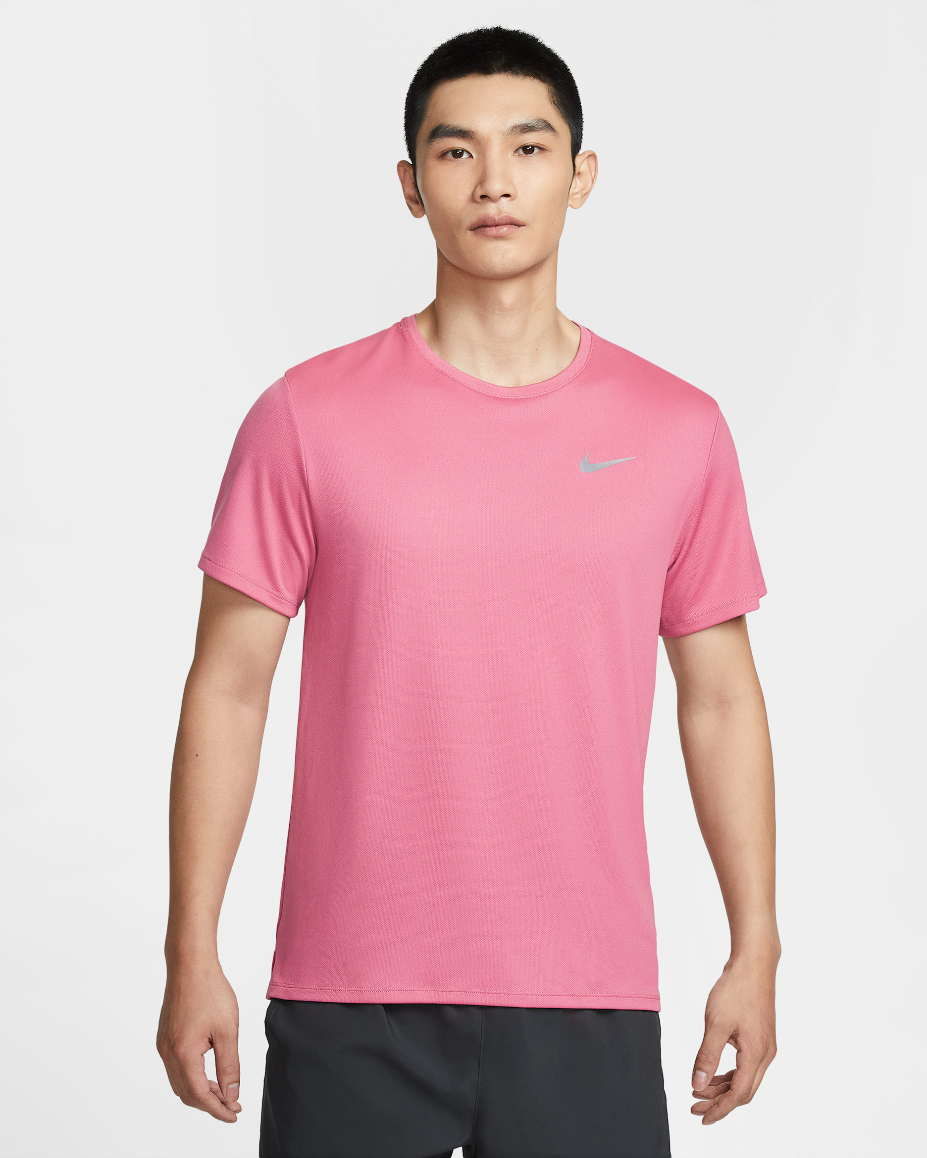 Nike Dri-FIT UV Miler Men's Short-Sleeve Running Top - Peony