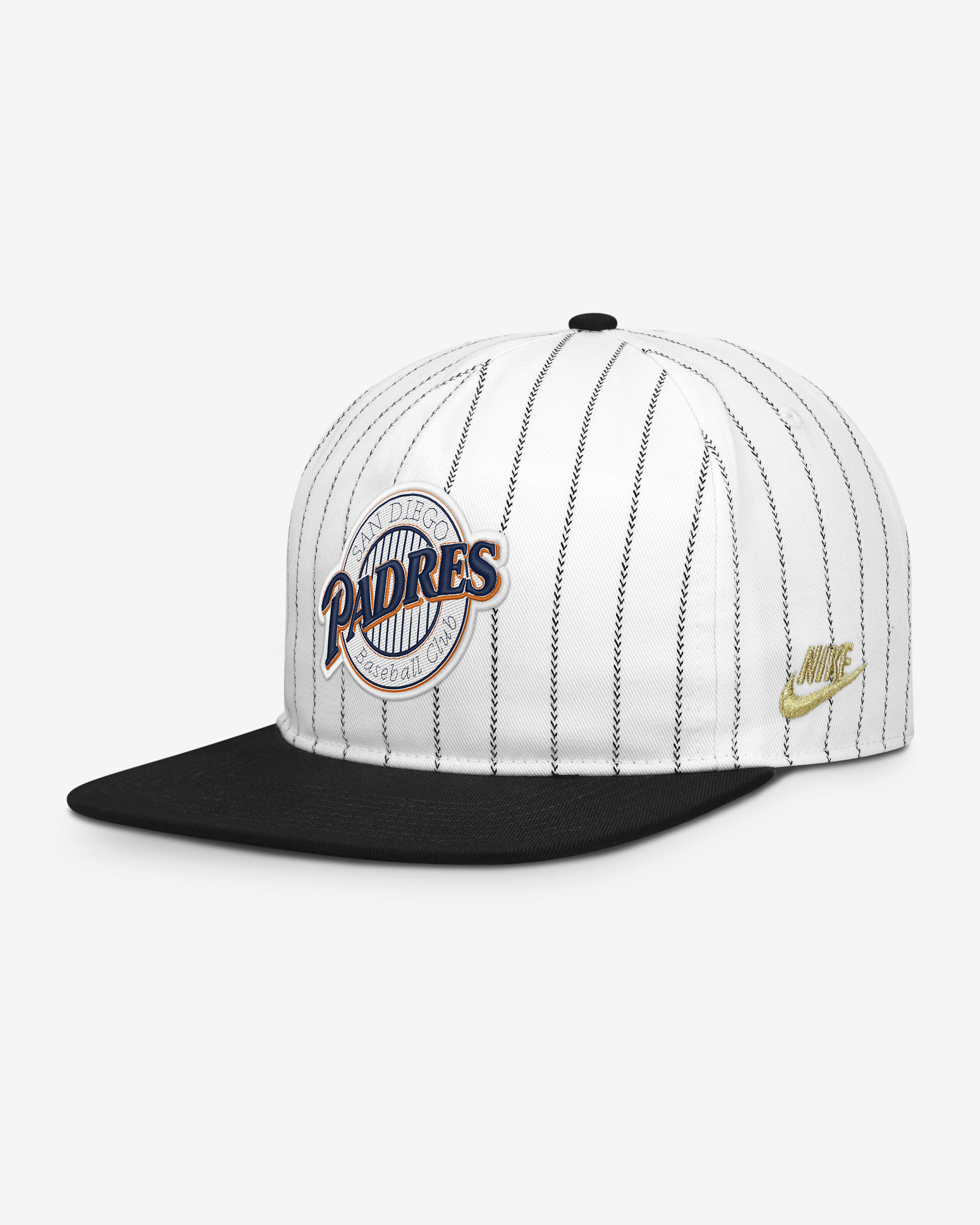 San Diego Padres Pro Men's Nike MLB Adjustable Hat - White