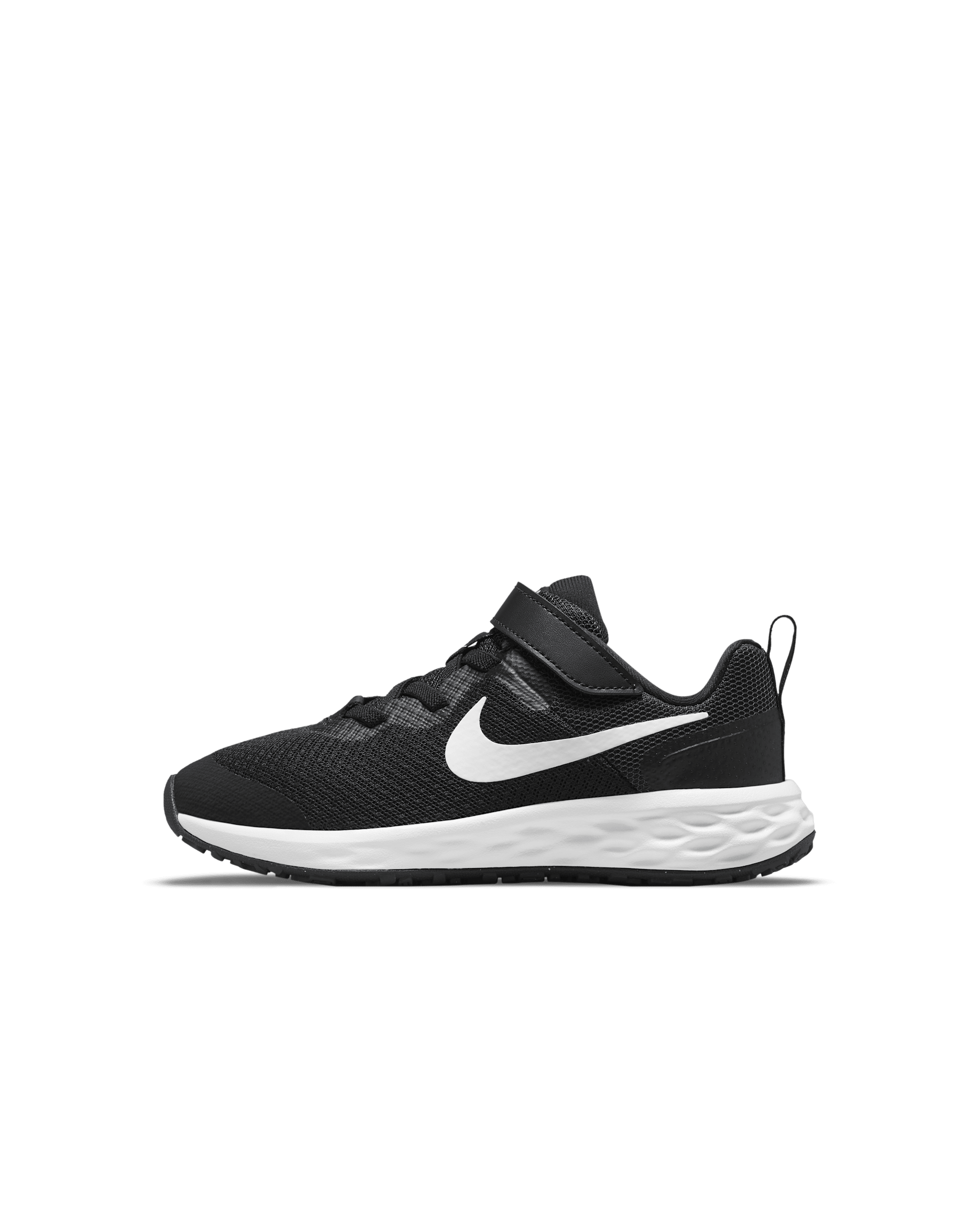 Nike Revolution 6 Younger Kids' Shoes - Black/Dark Smoke Grey/White