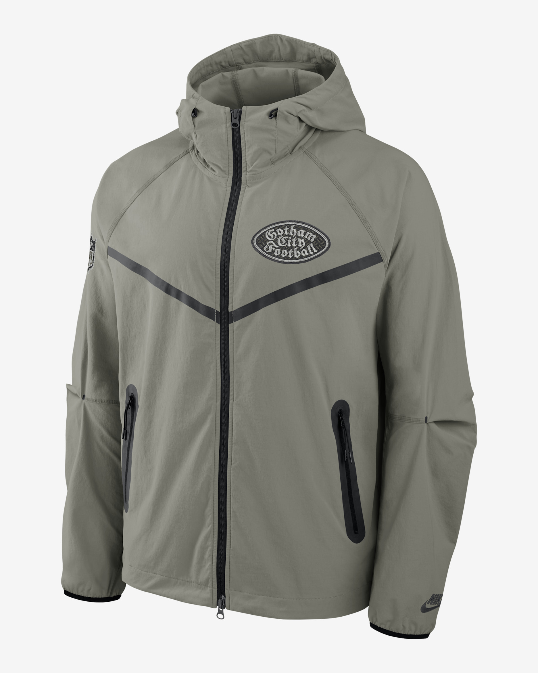 New York Jets Rivalries Collection Tech Men's Nike NFL Full-Zip Jacket - Charcoal