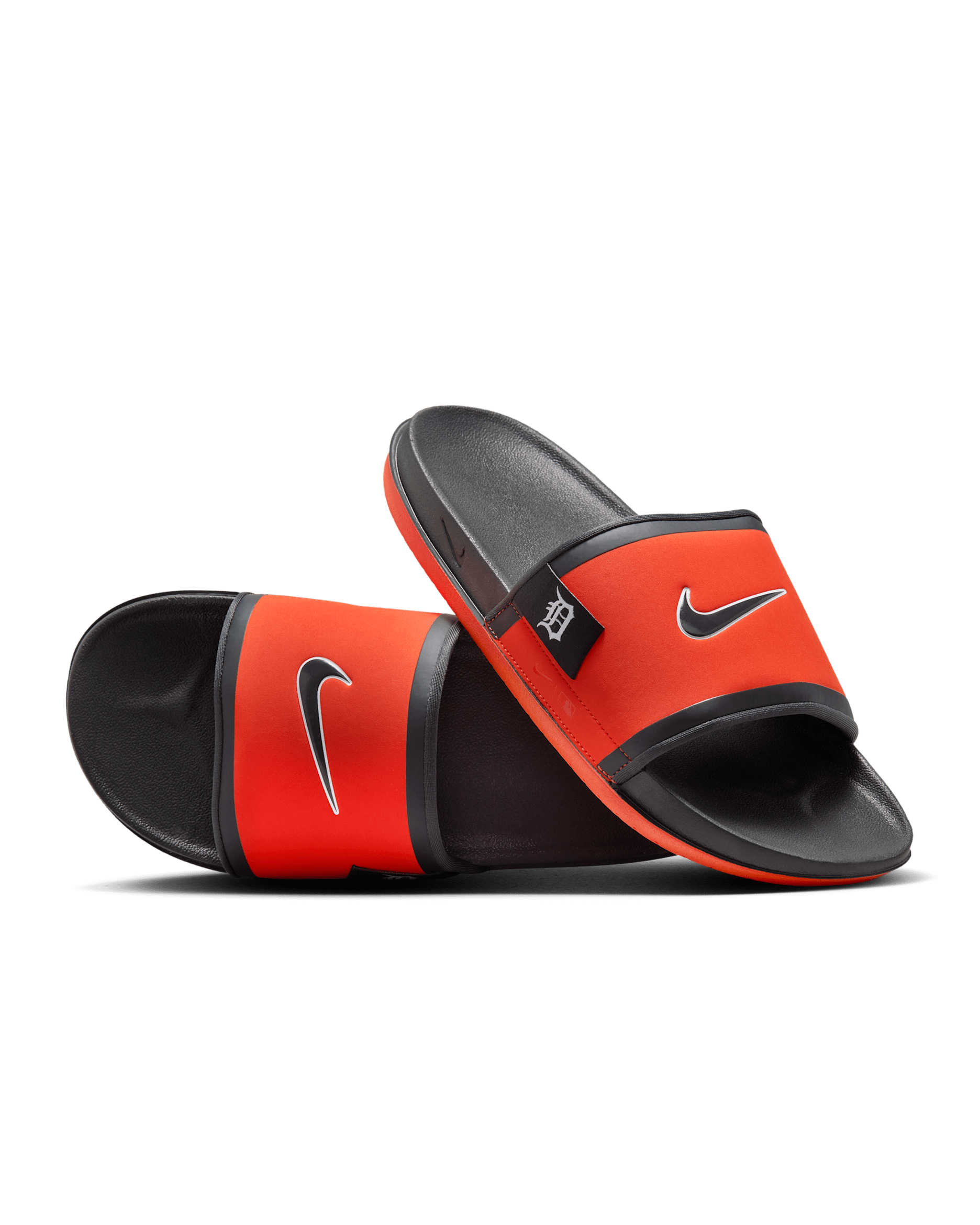 Nike Offcourt (Detroit Tigers) Offcourt Slides - Team Orange/Dark Smoke Grey/Pitch Blue