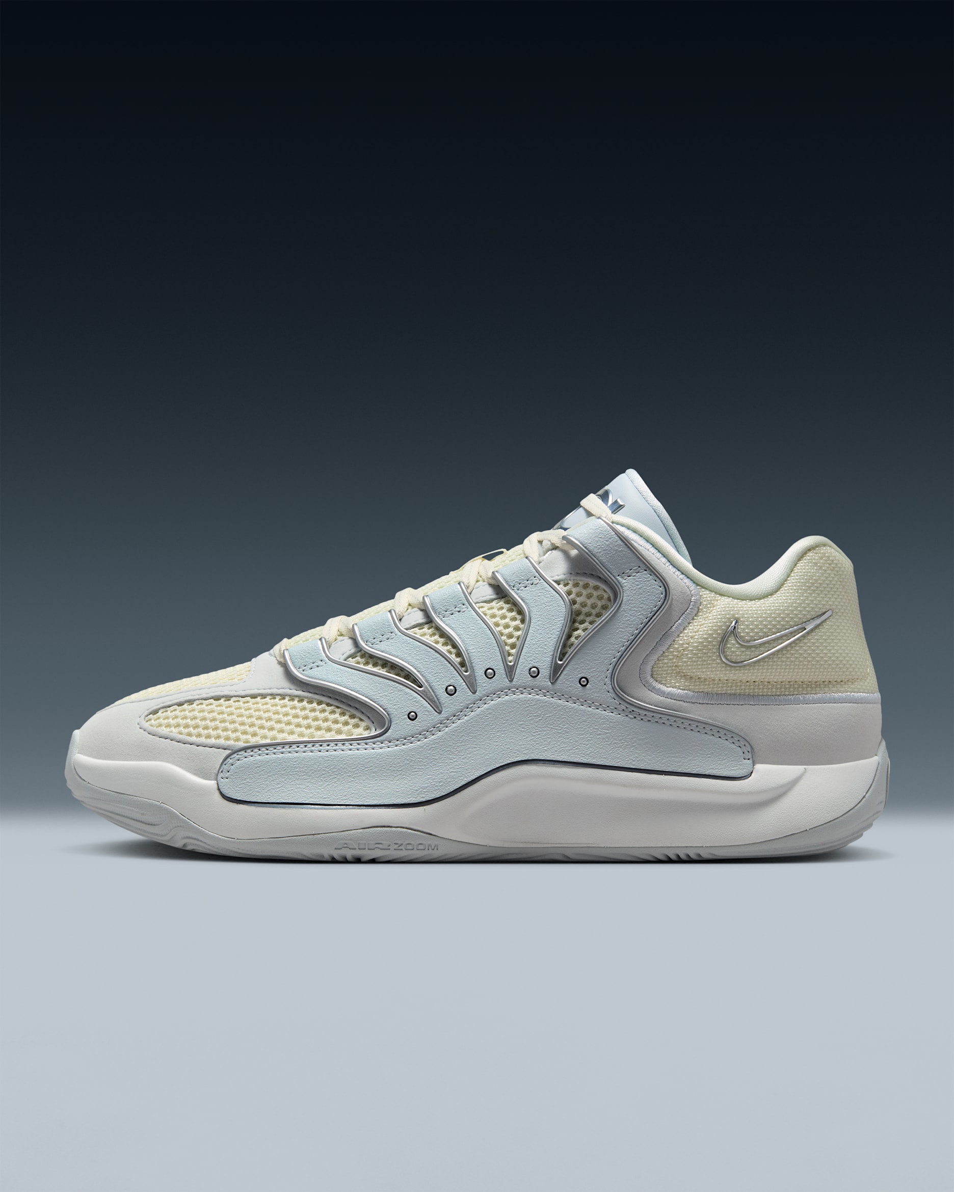 KD18 'Chain Reaction' Basketball Shoes - Pure Platinum/Summit White/Summit White/Wolf Grey