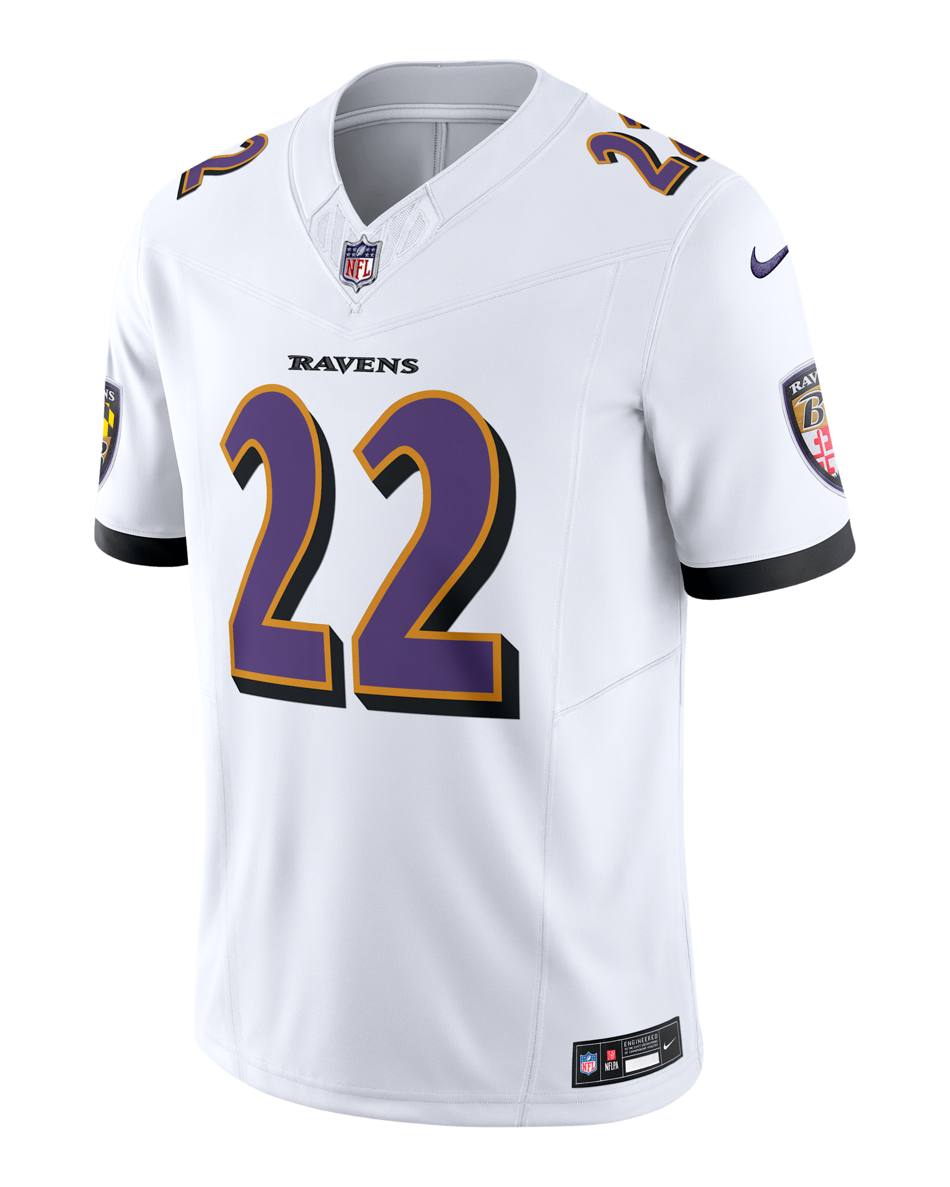 Derrick Henry Baltimore Ravens Men's Nike Dri-FIT NFL Limited Jersey - White