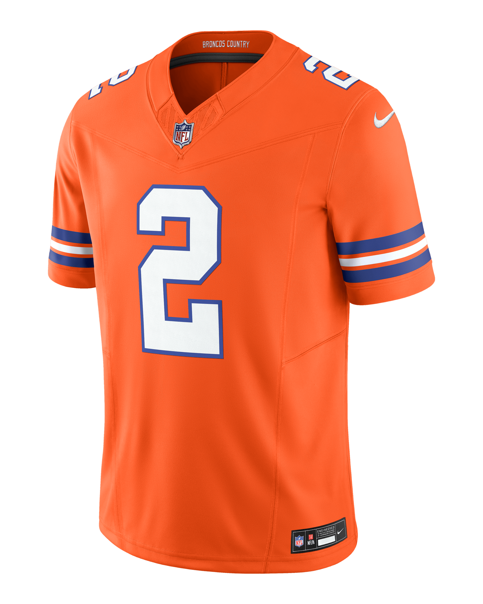 Jersey de fútbol americano Nike Dri-FIT de la NFL Limited para hombre Patrick Surtain II Denver Broncos - Naranja