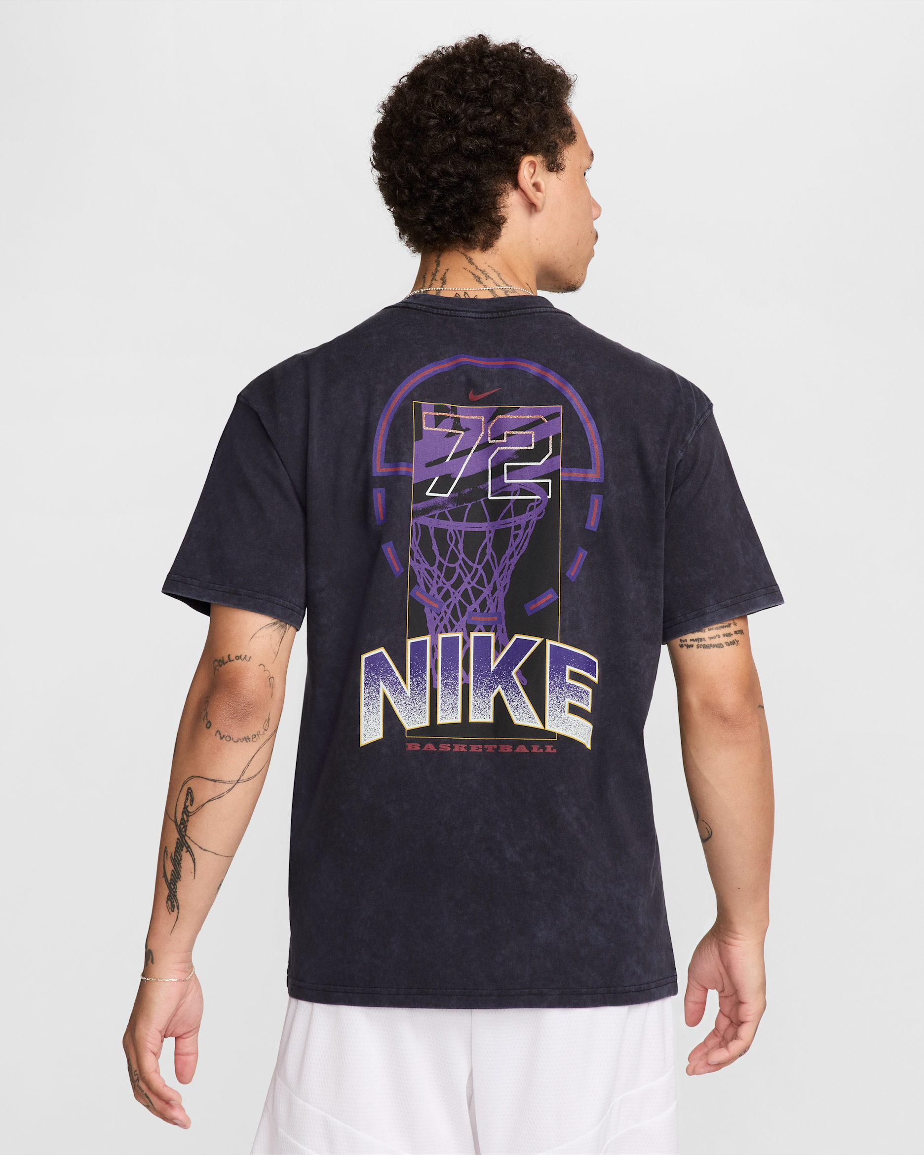 Playera de básquetbol Max90 para hombre Nike - Negro