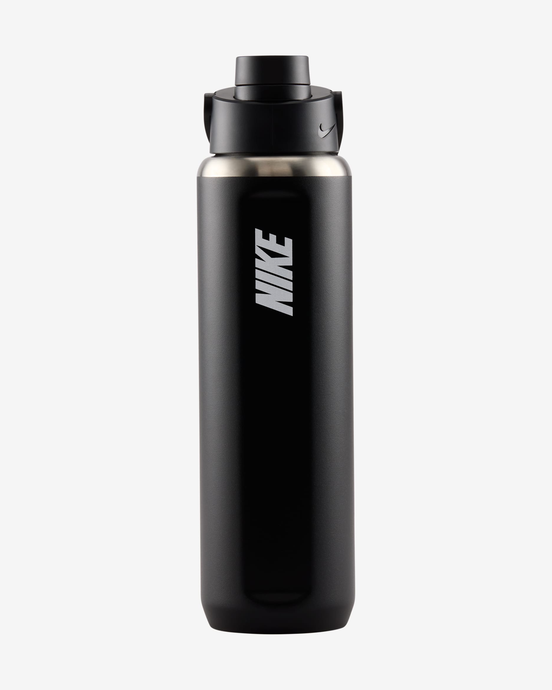 Nike Recharge Stainless Steel Chug Bottle (24 oz) - Black