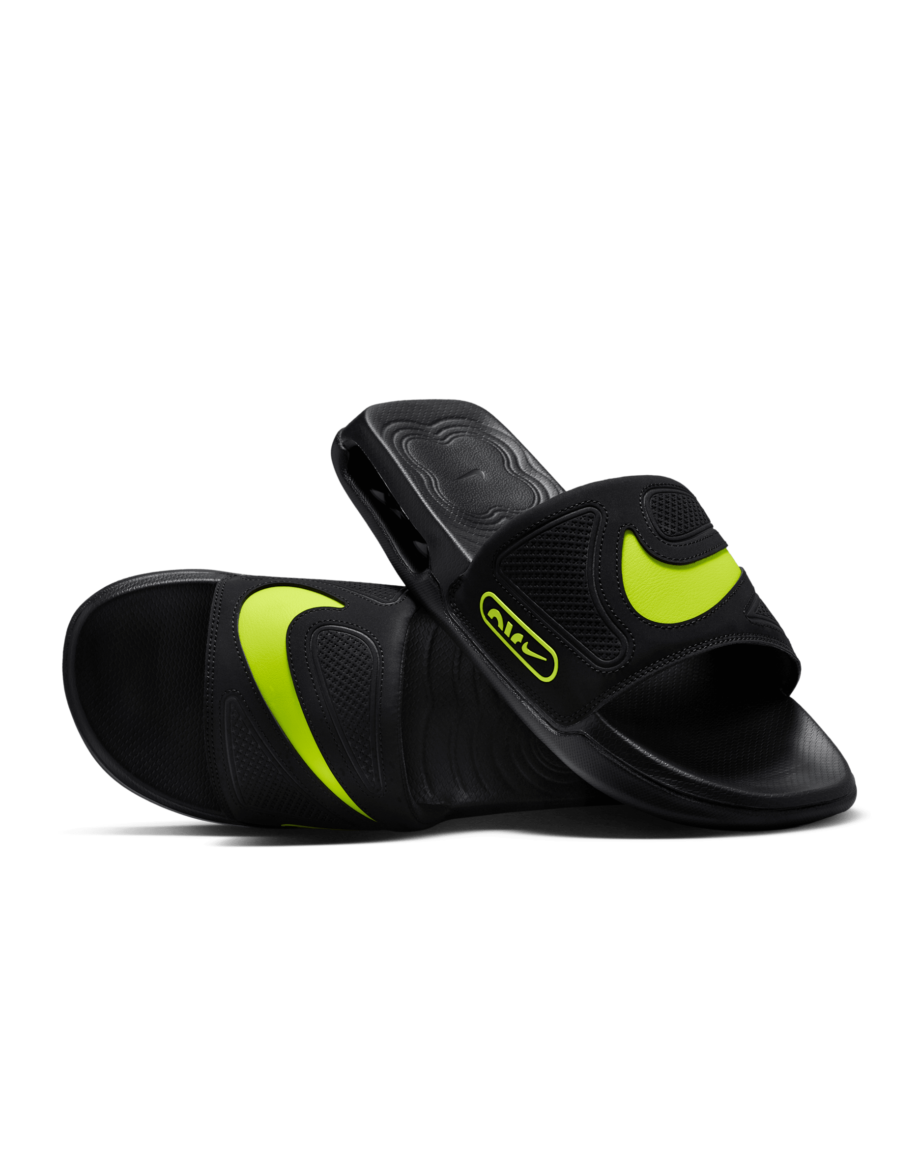 Nike Air Max Cirro Men's Slides - Black/Black/Cyber