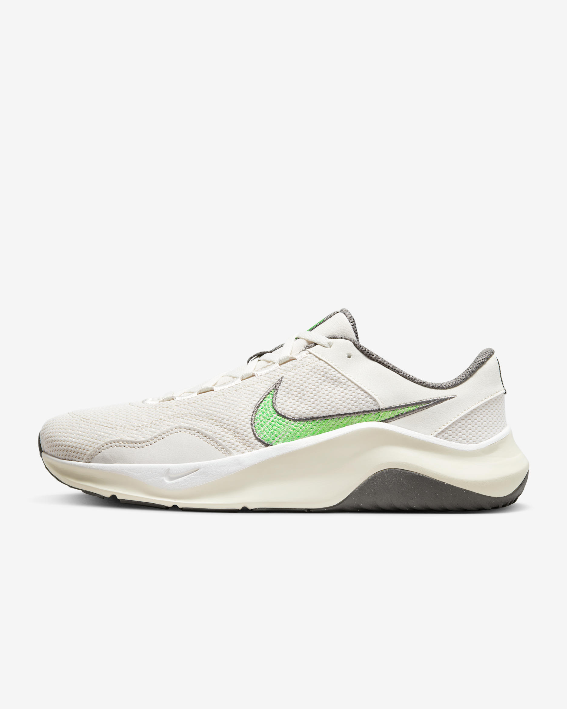 Tenis de entrenamiento para hombre Nike Legend Essential 3 Next Nature - Fantasma/Peltre liso/Vela/Verde strike