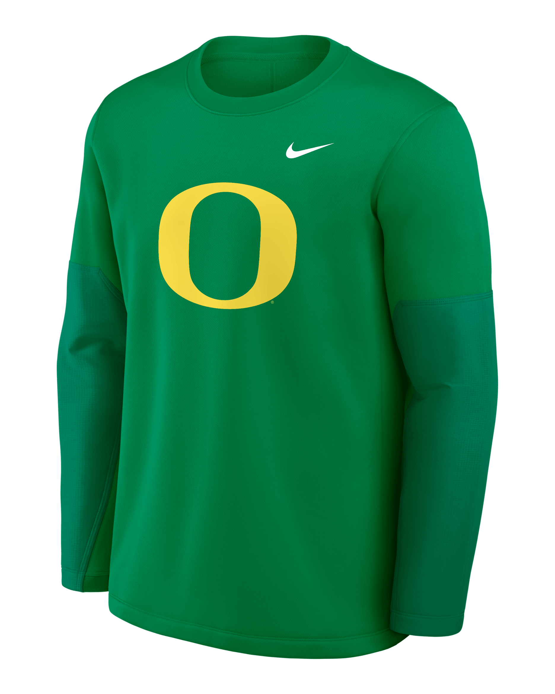 Oregon Sideline Coach Men's Nike Therma-FIT College Long-Sleeve T-Shirt - Apple Green