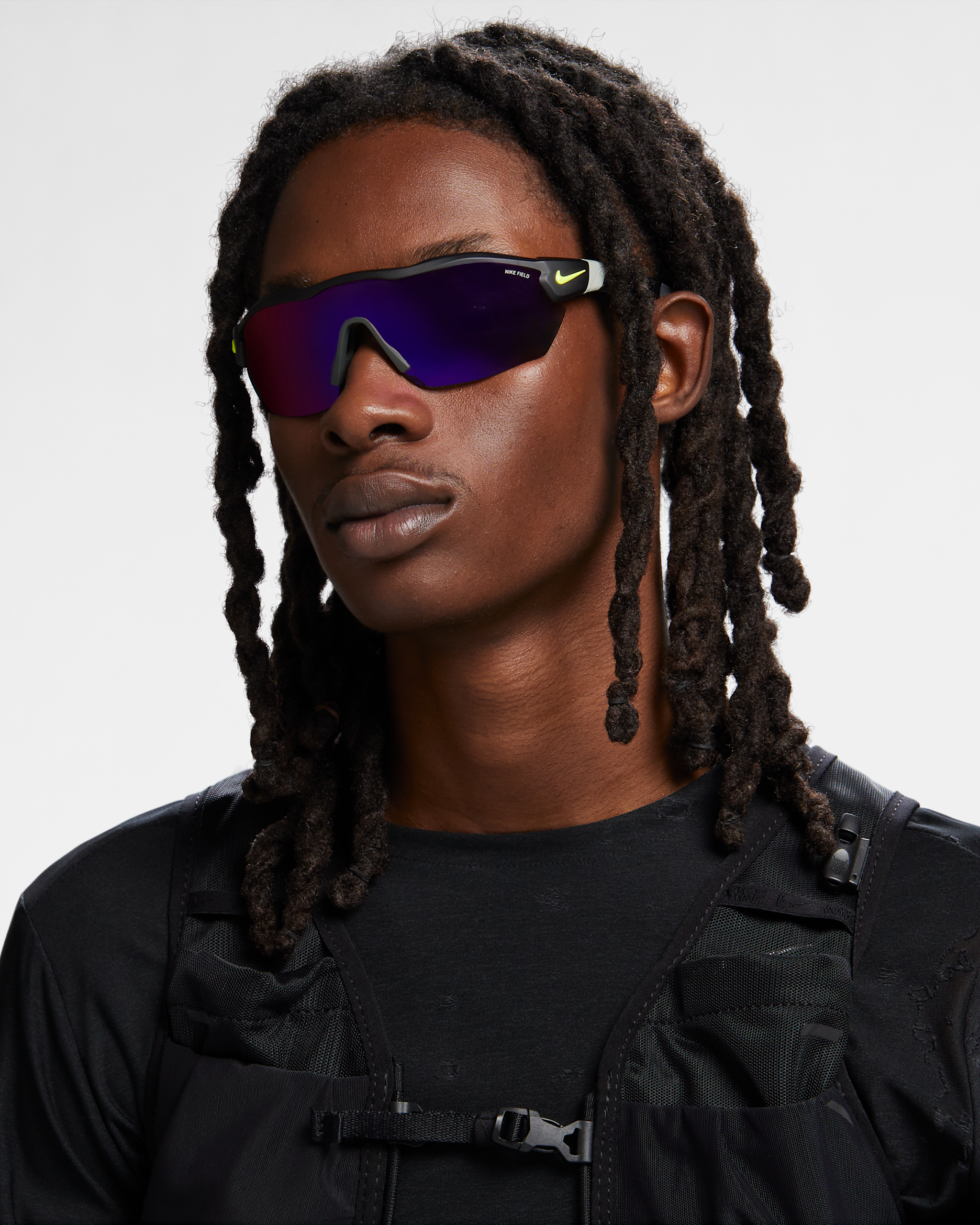 Nike Show X3 Elite Field Tint Sunglasses - Black/Volt