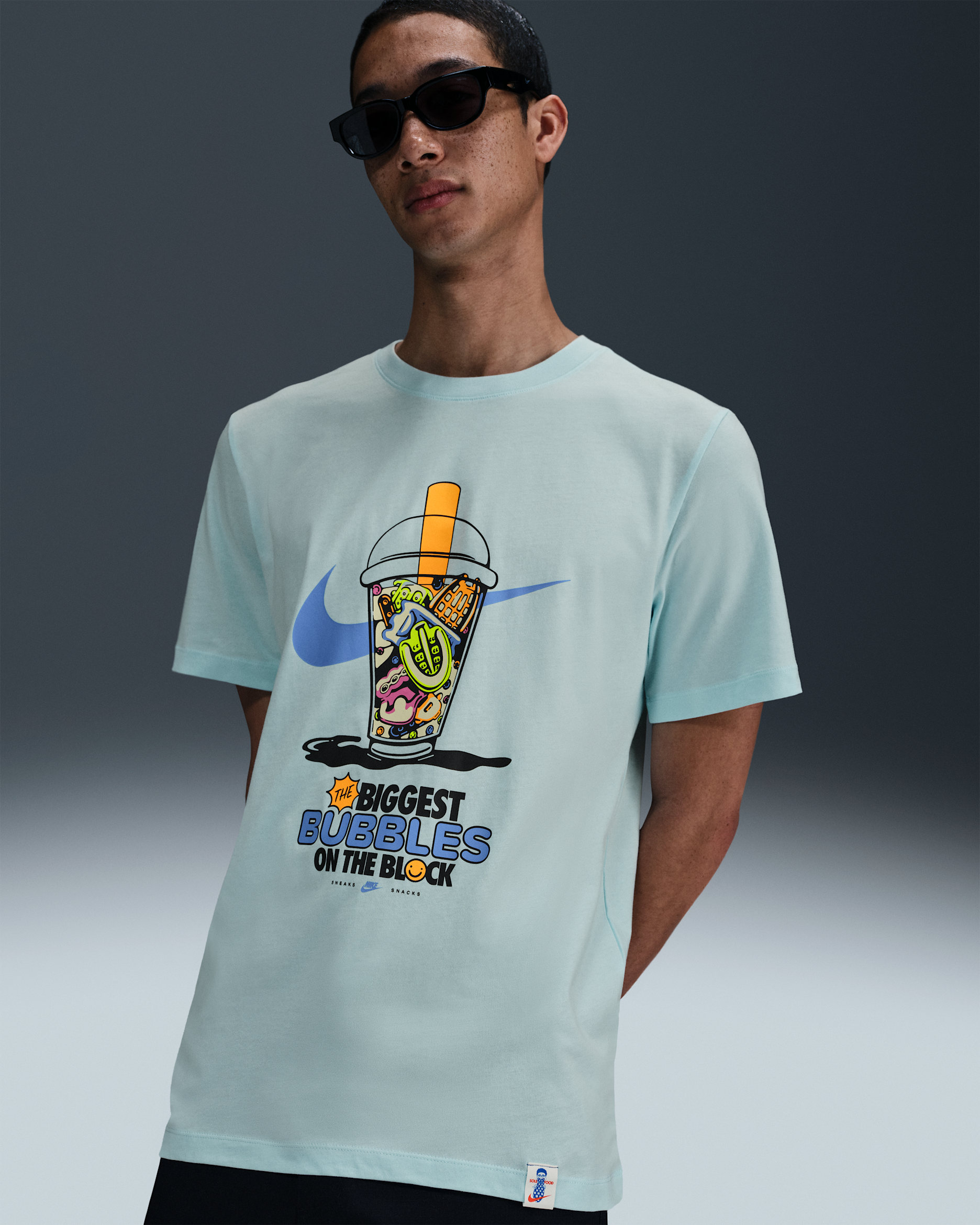 Playera Nike Sportswear - Azul glacial