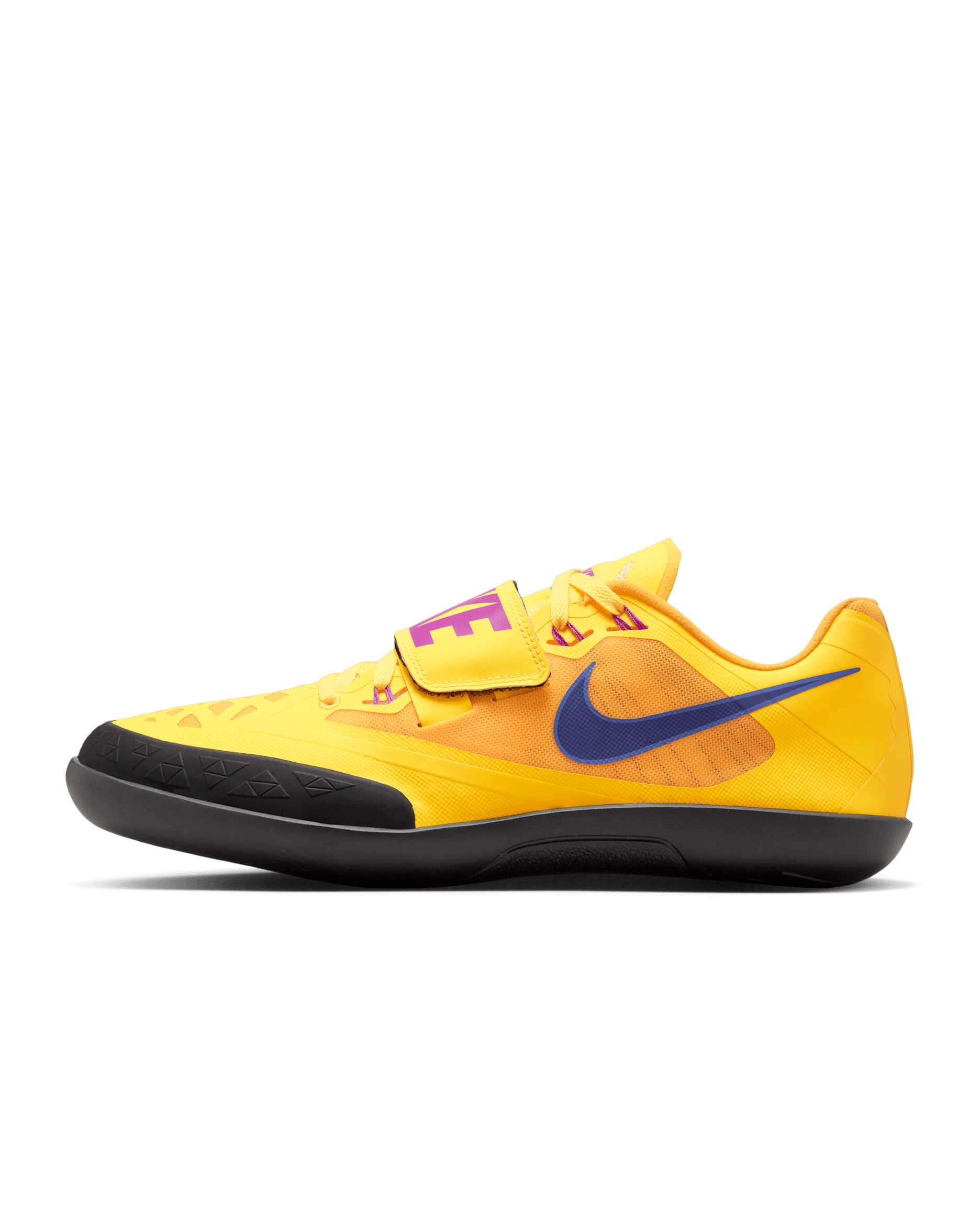 Nike Zoom SD 4 Track & Field Throwing Shoes - Citron Pulse/Laser Orange/Vivid Purple/Indigo Burst