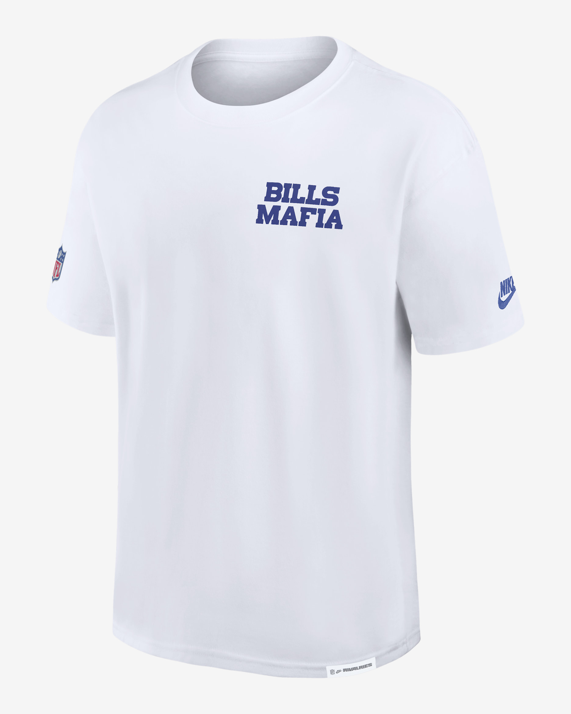 Buffalo Bills Rivalries Collection Essential Max90 Men's Nike NFL T-Shirt - White