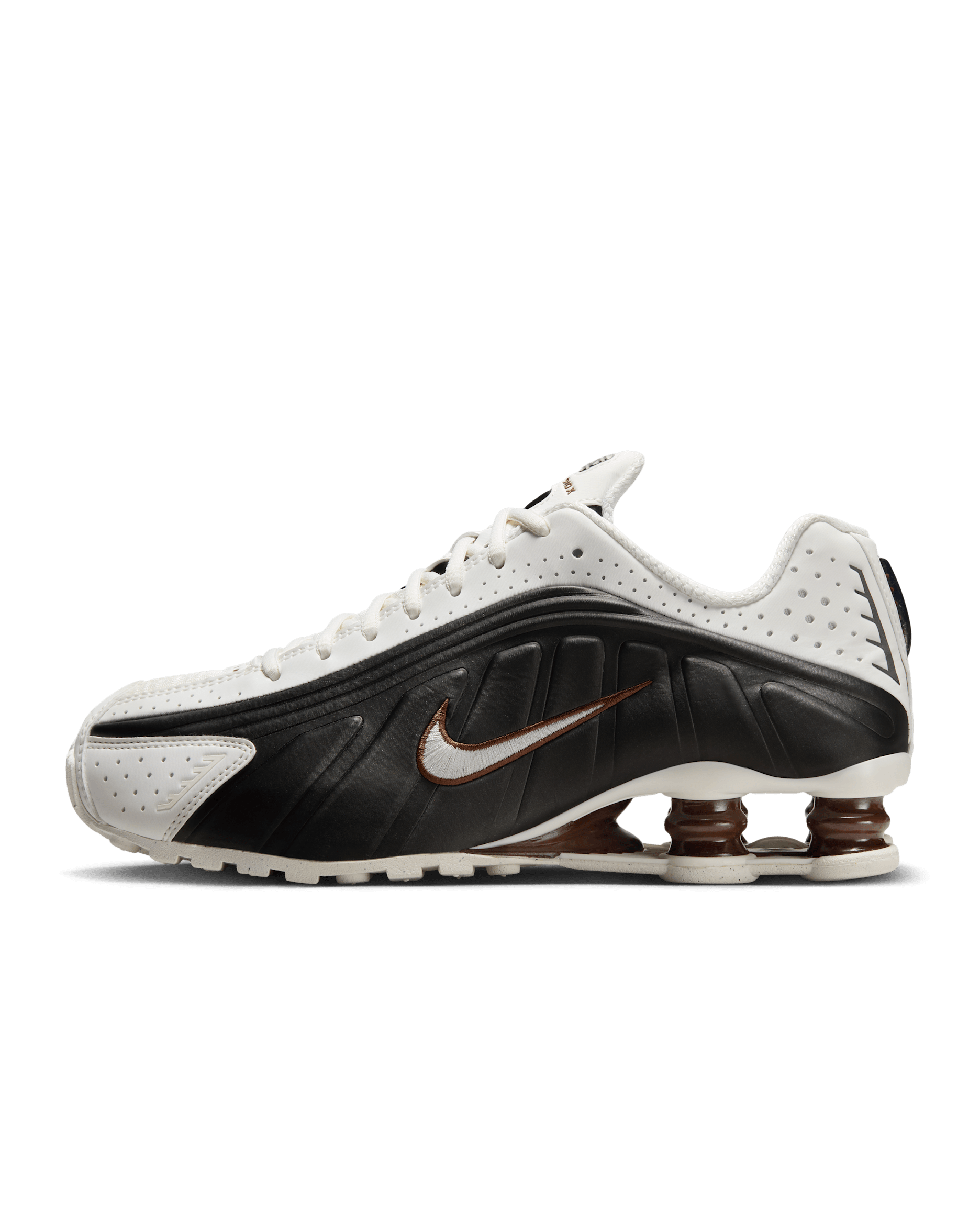 Scarpa Nike Shox R4 – Donna - Sail/Nero/Fauna Brown/Sail