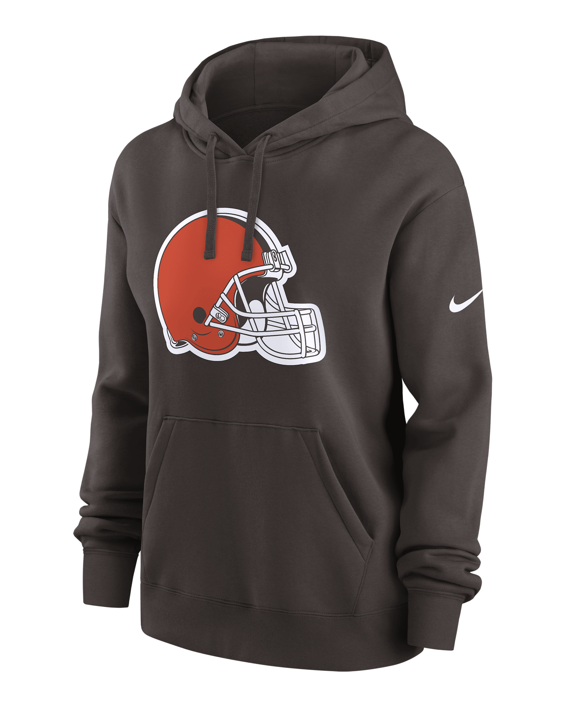 Cleveland Browns Club Women's Nike NFL Pullover Hoodie - Brown