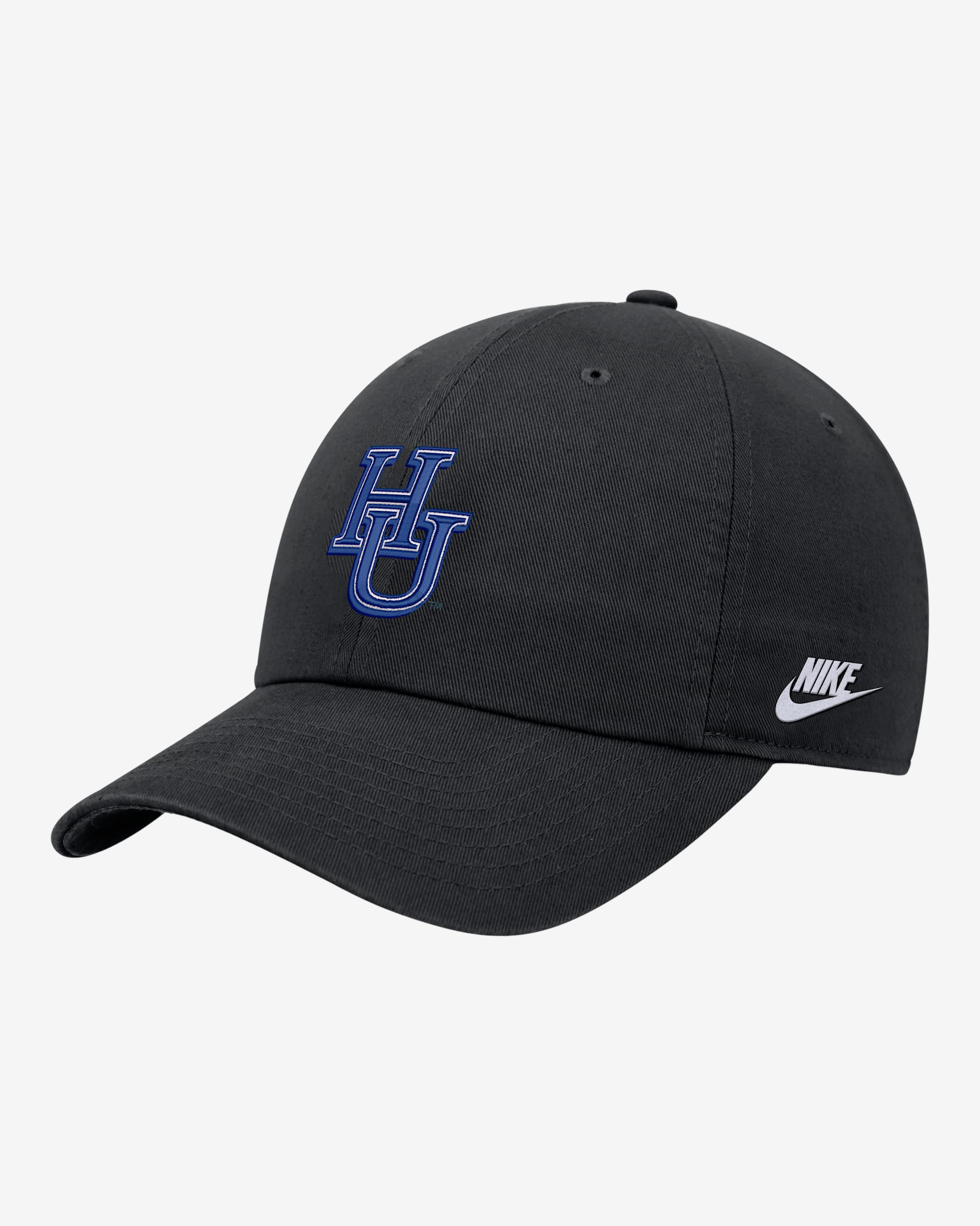 Hampton Nike College Adjustable Cap - Black