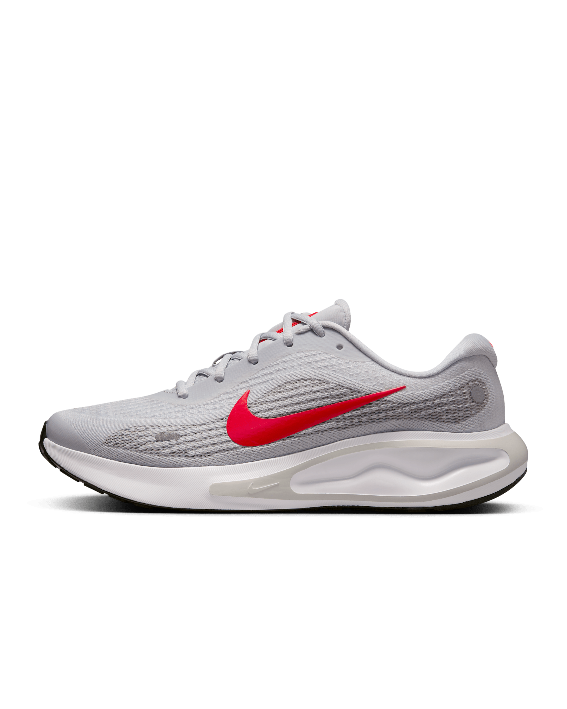 Chaussures de running sur route Nike Journey Run pour homme - Pure Platinum/Blanc/Noir/Bright Crimson